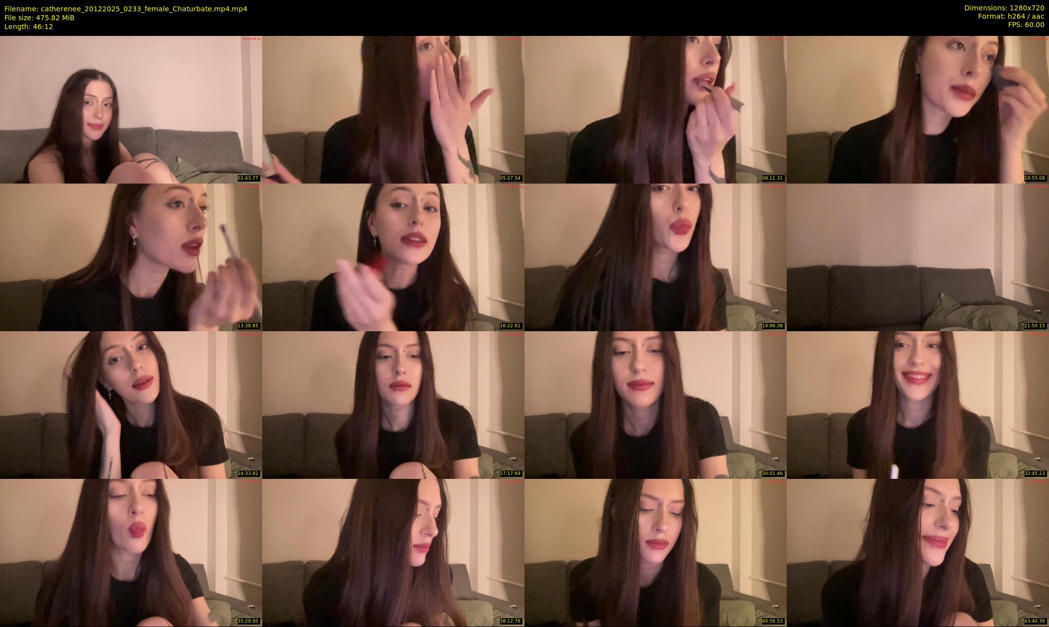 catherenee — 47 minute Chaturbate female cam show recording, 720p, Dec 20, 2025