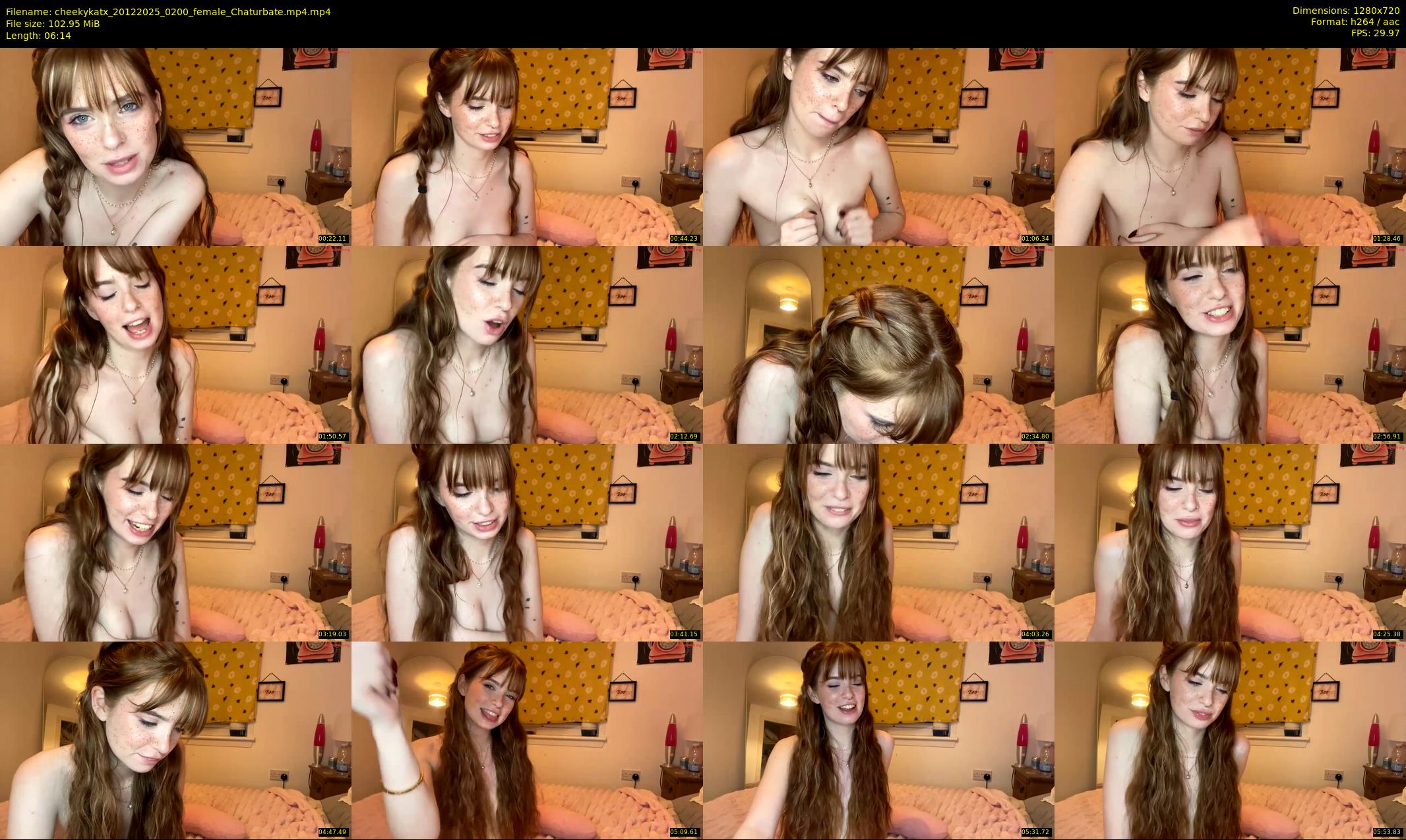 cheekykatx — 7 minute Chaturbate female cam show recording, 720p, Dec 20, 2025