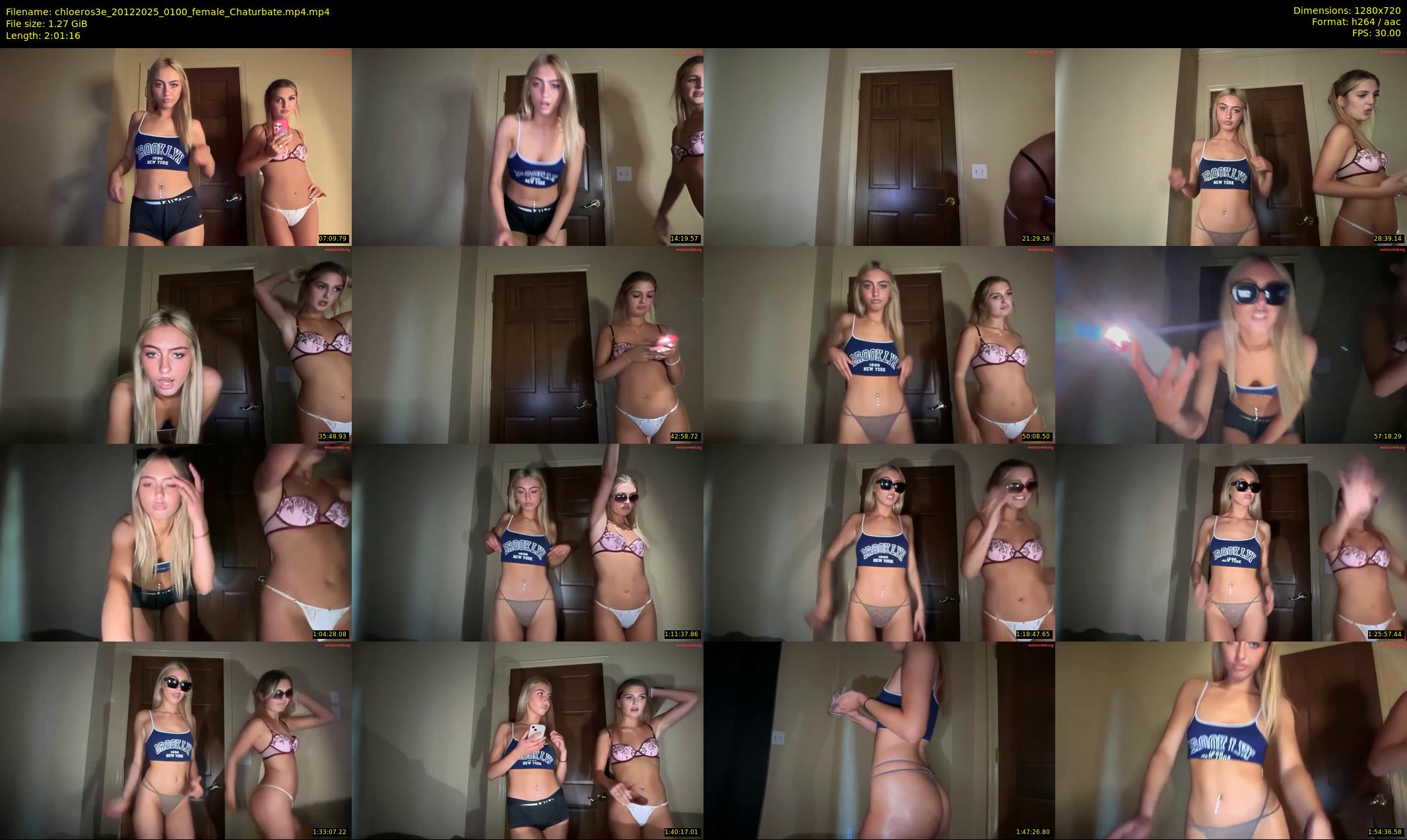 chloeros3e — 122 minute Chaturbate female cam show recording, 720p, Dec 20, 2025
