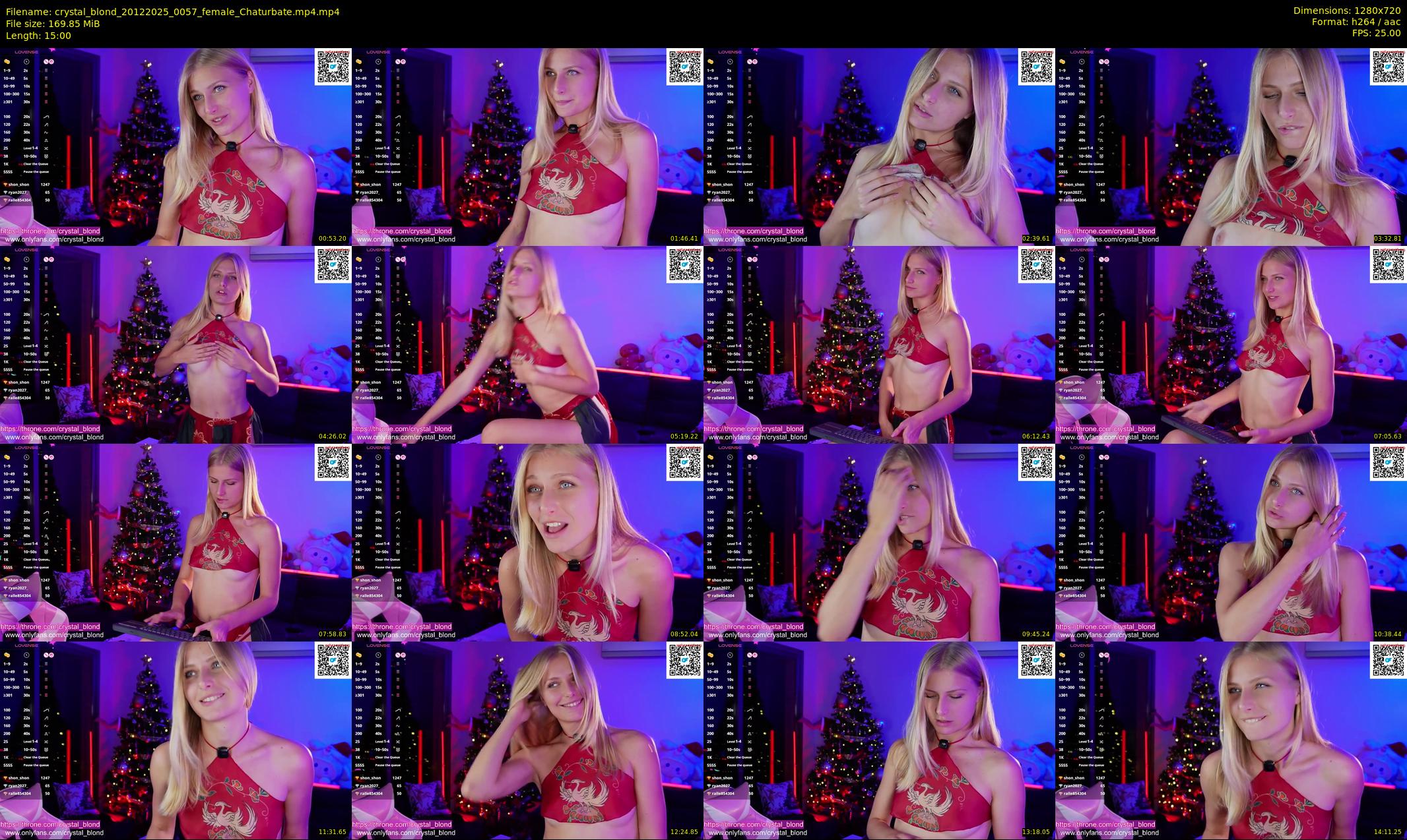 crystal_blond — 15 minute Chaturbate female cam show recording, 720p, Dec 20, 2025