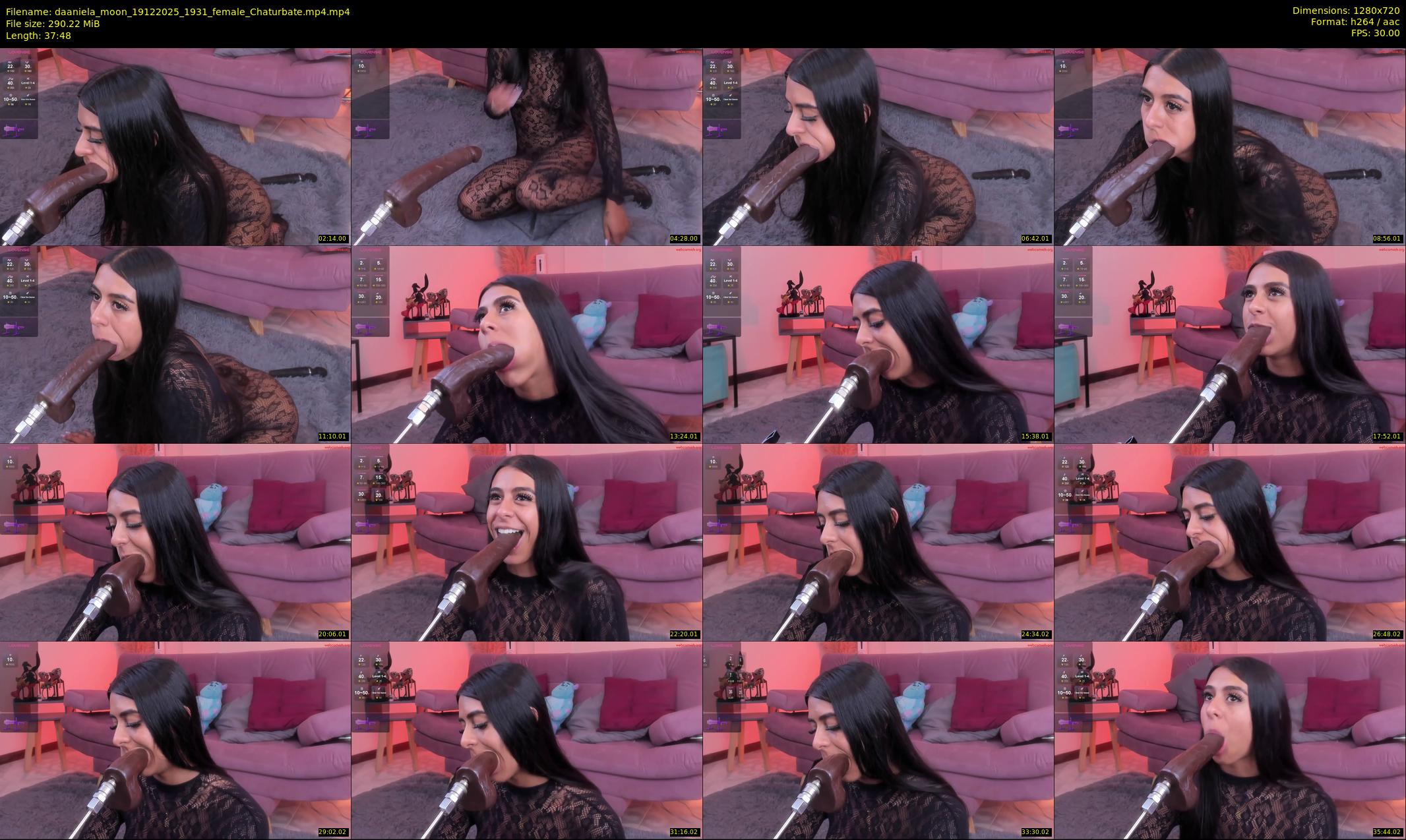daaniela_moon — 38 minute Chaturbate female cam show recording, 720p, Dec 19, 2025