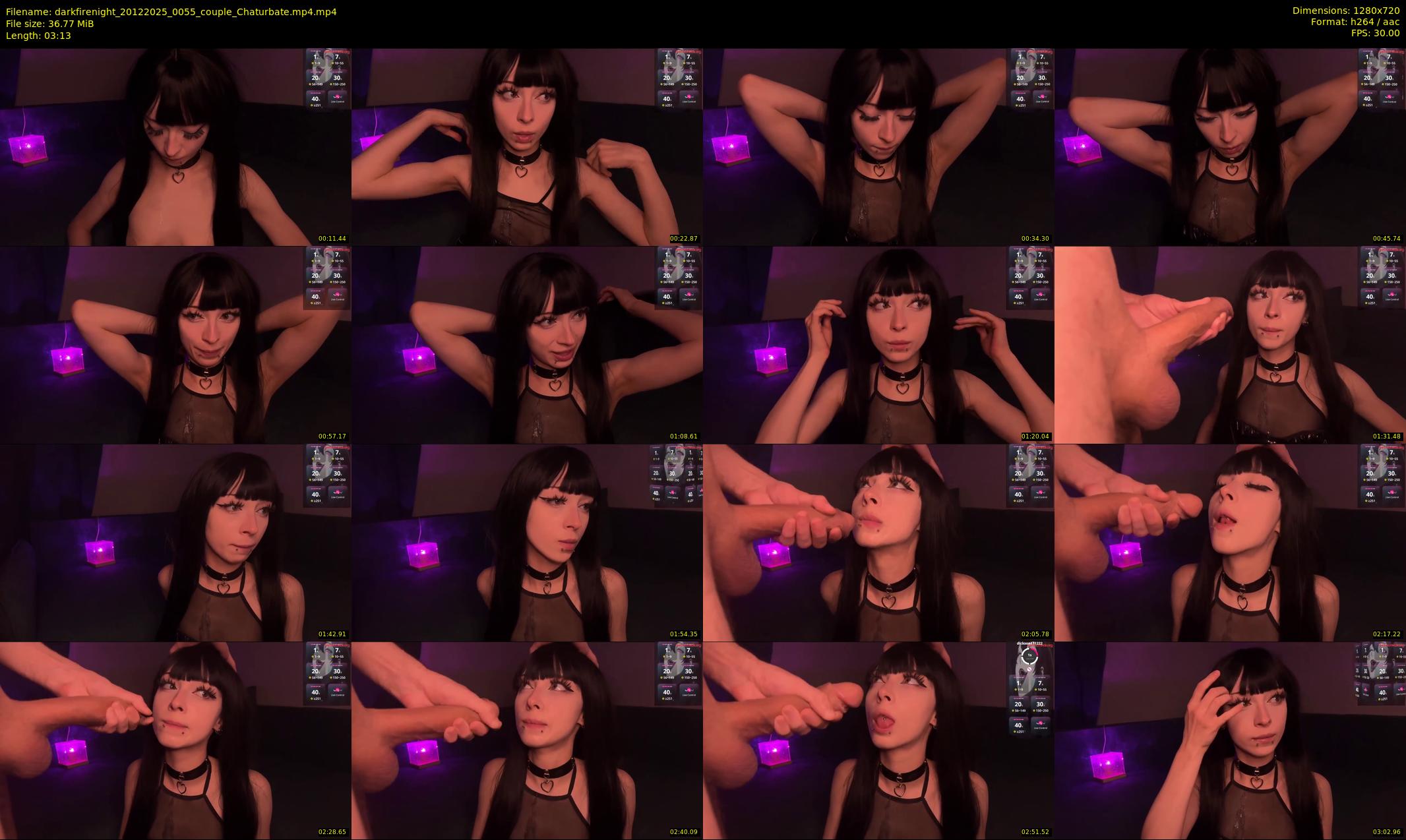 darkfirenight — 4 minute Chaturbate couple cam show recording, 720p, Dec 20, 2025