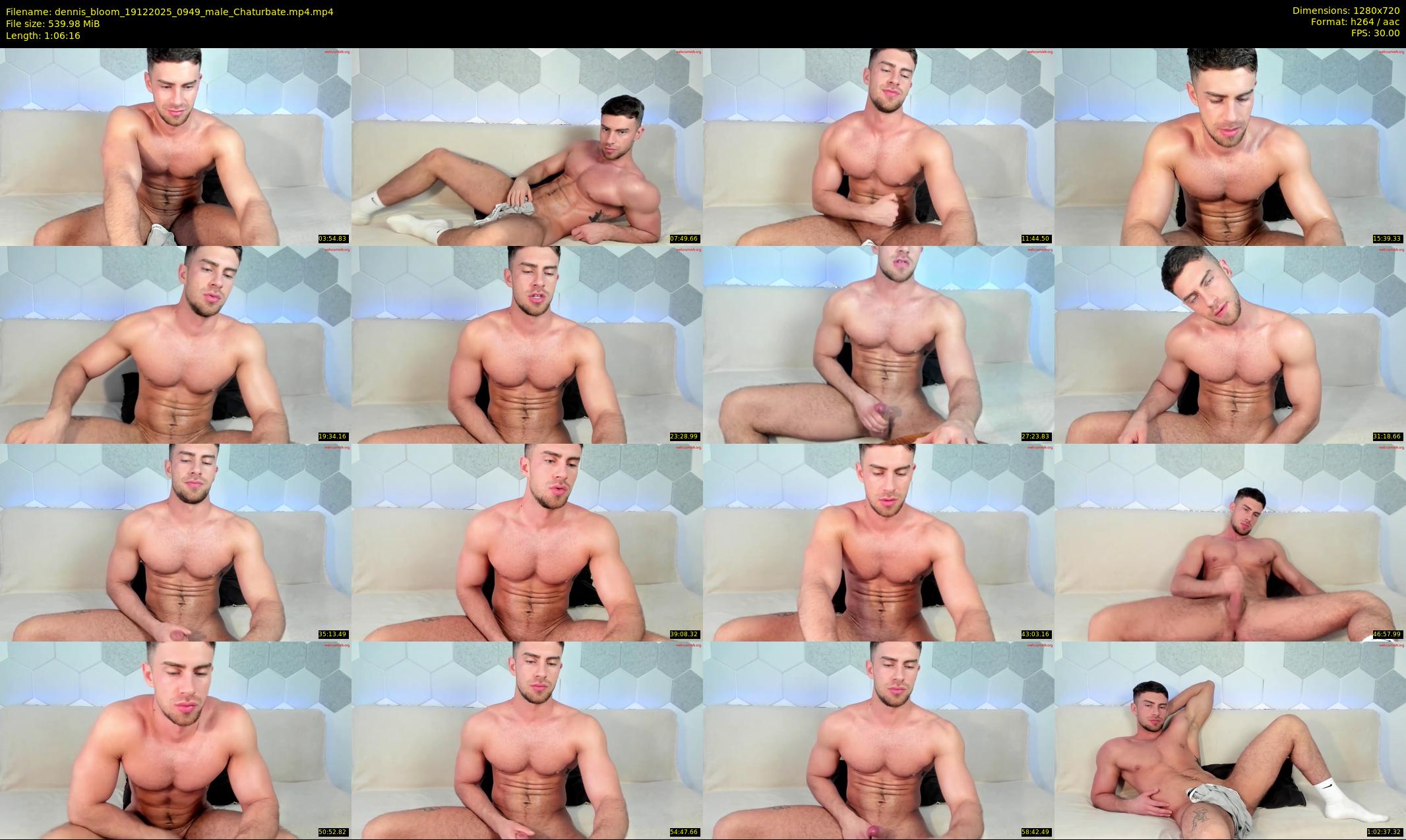 dennis_bloom — 67 minute Chaturbate male cam show recording, 720p, Dec 19, 2025