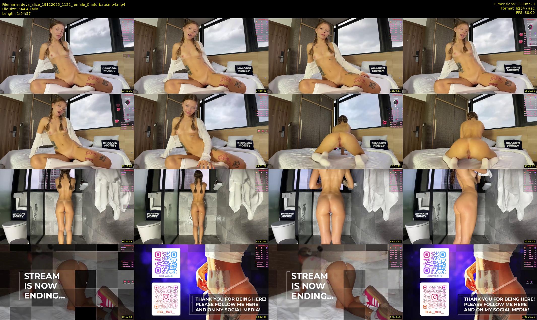 deva_alice — 65 minute Chaturbate female cam show recording, 720p, Dec 19, 2025