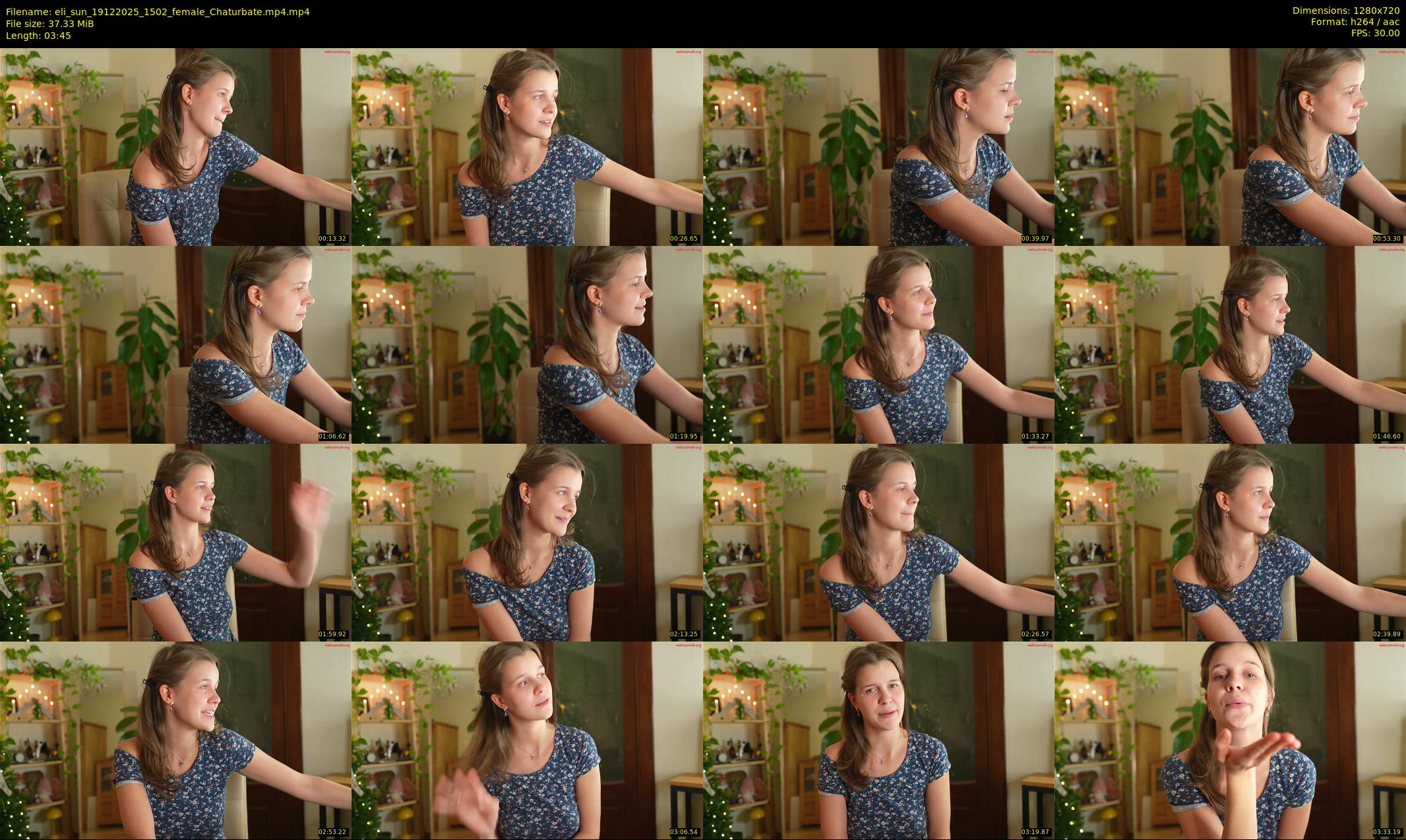 eli_sun — 4 minute Chaturbate female cam show recording, 720p, Dec 19, 2025