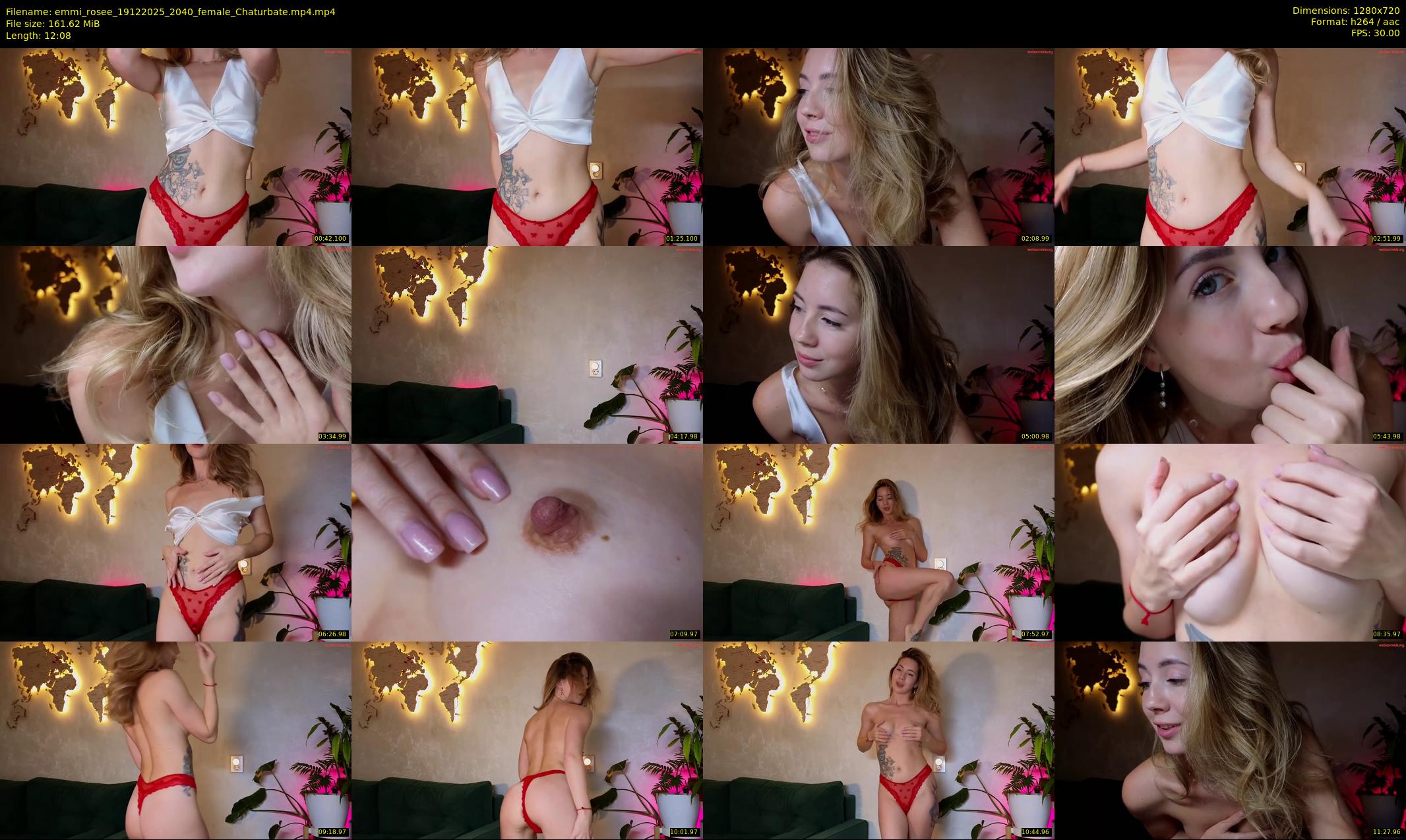 emmi_rosee — 13 minute Chaturbate female cam show recording, 720p, Dec 19, 2025