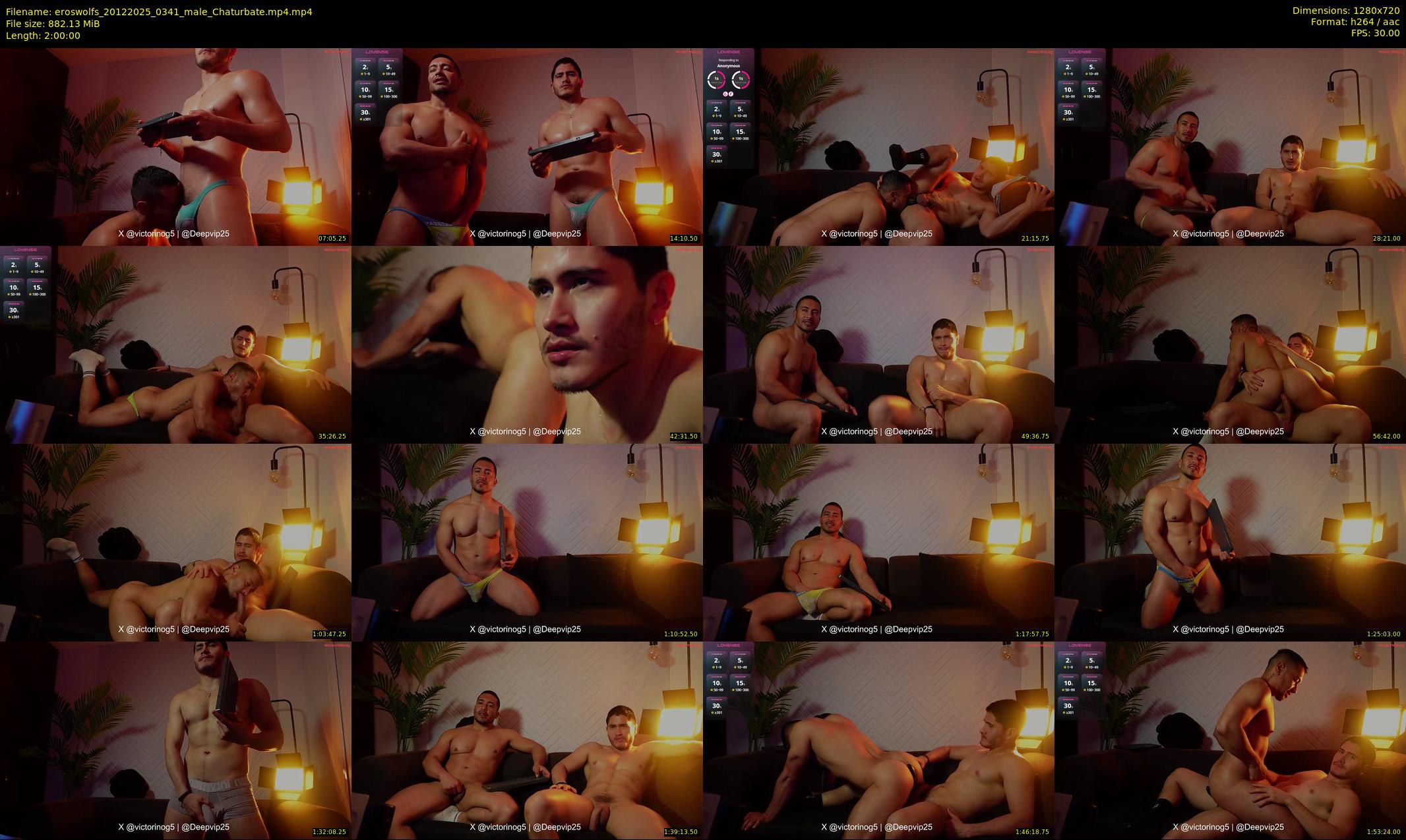 eroswolfs — 120 minute Chaturbate male cam show recording, 720p, Dec 20, 2025