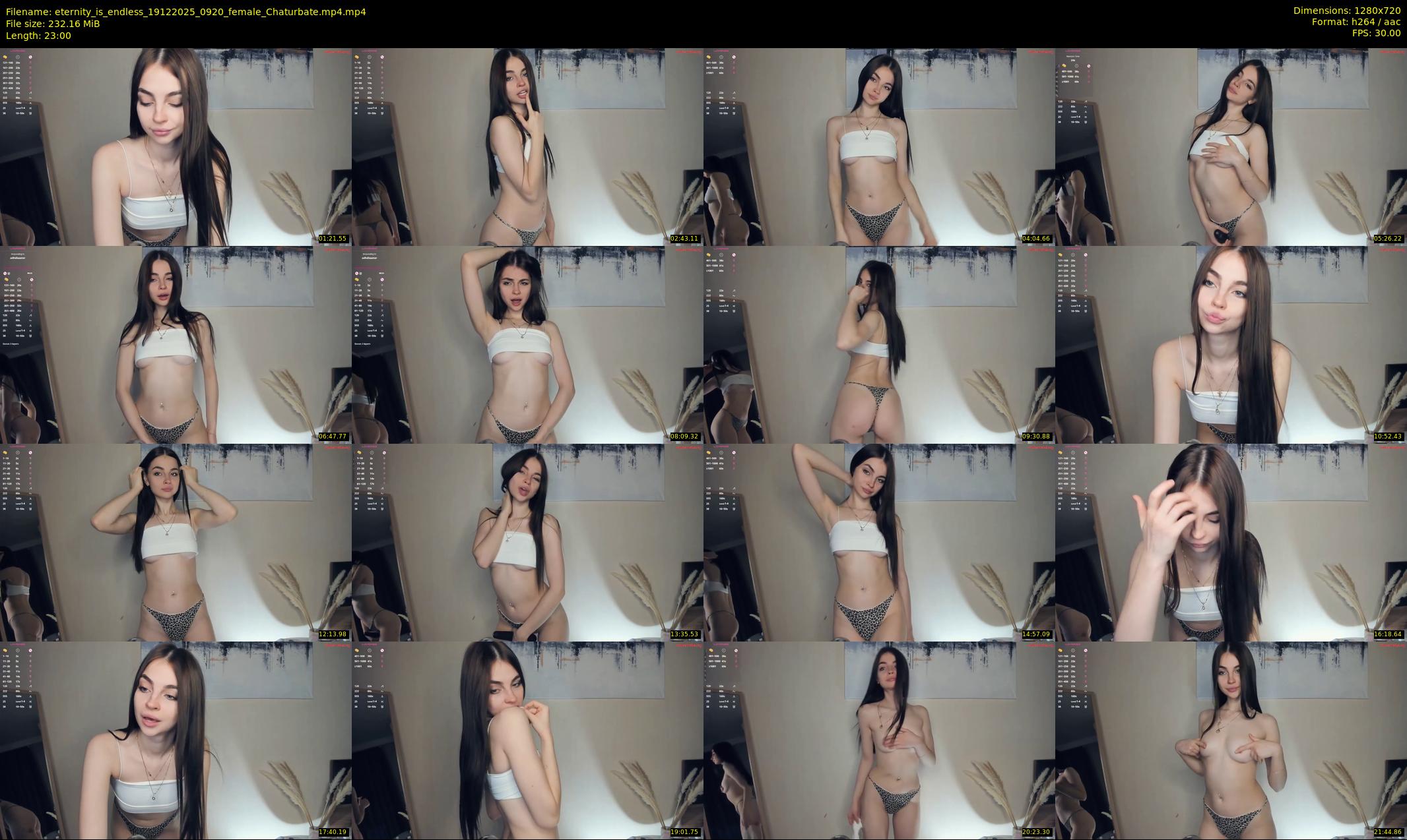 eternity_is_endless — 23 minute Chaturbate female cam show recording, 720p, Dec 19, 2025