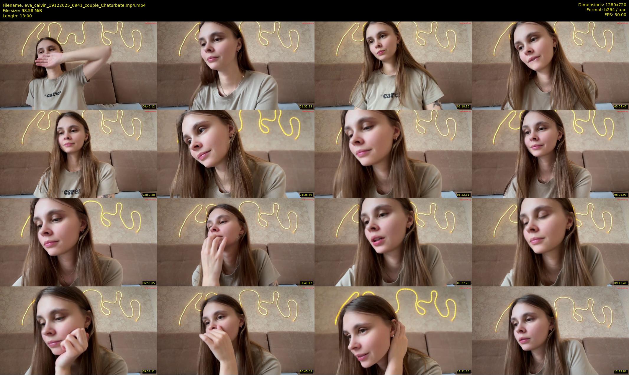 eva_calvin — 13 minute Chaturbate couple cam show recording, 720p, Dec 19, 2025