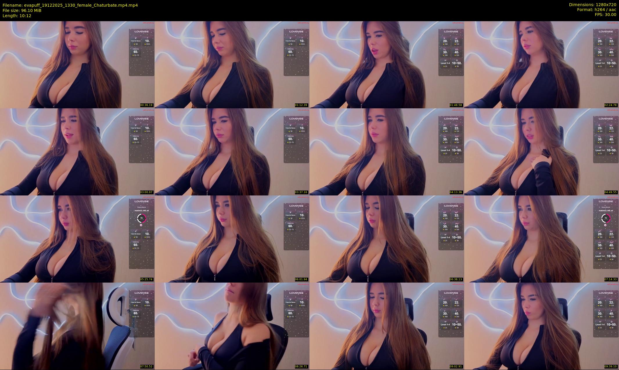 evapuff — 11 minute Chaturbate female cam show recording, 720p, Dec 19, 2025