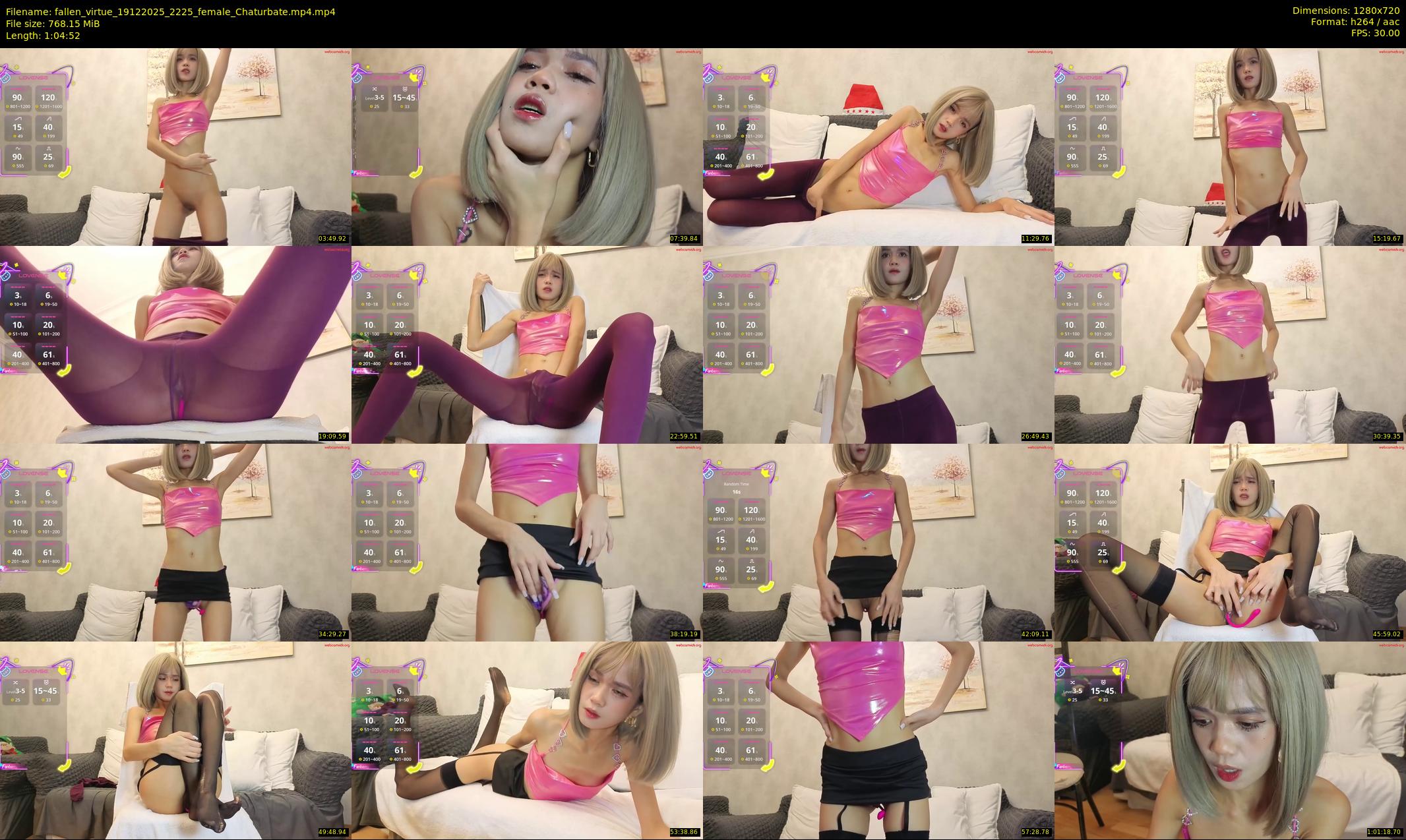 fallen_virtue — 65 minute Chaturbate female cam show recording, 720p, Dec 19, 2025