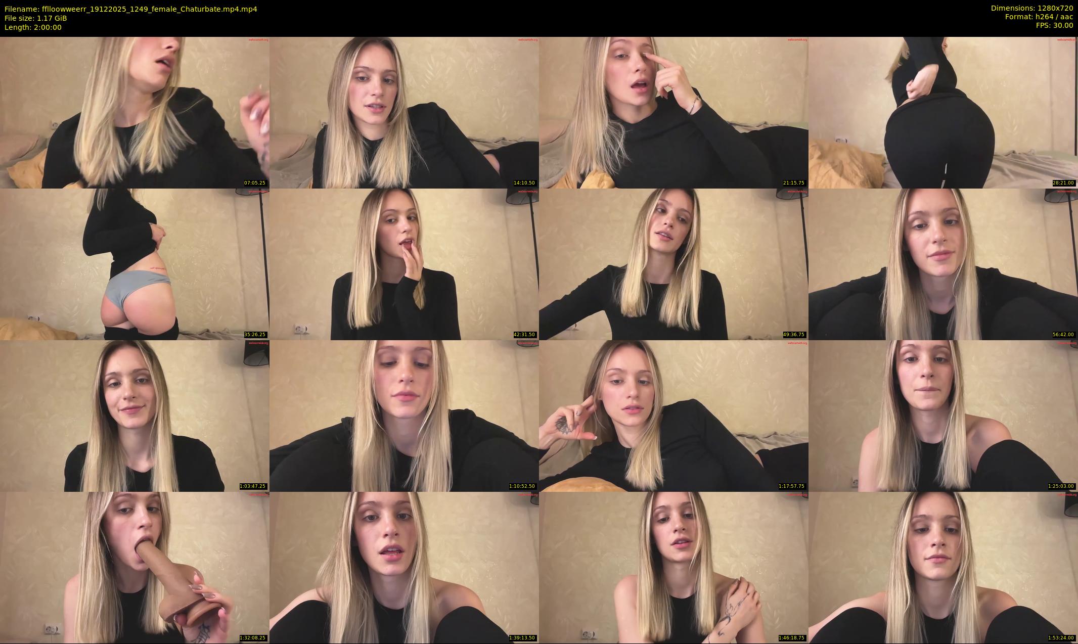 fflloowweerr — 120 minute Chaturbate couple cam show recording, 720p, Dec 19, 2025