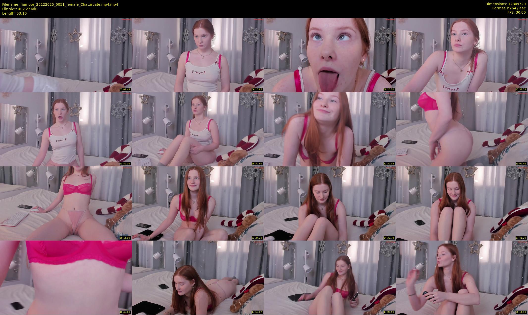fiamoor — 54 minute Chaturbate female cam show recording, 720p, Dec 20, 2025