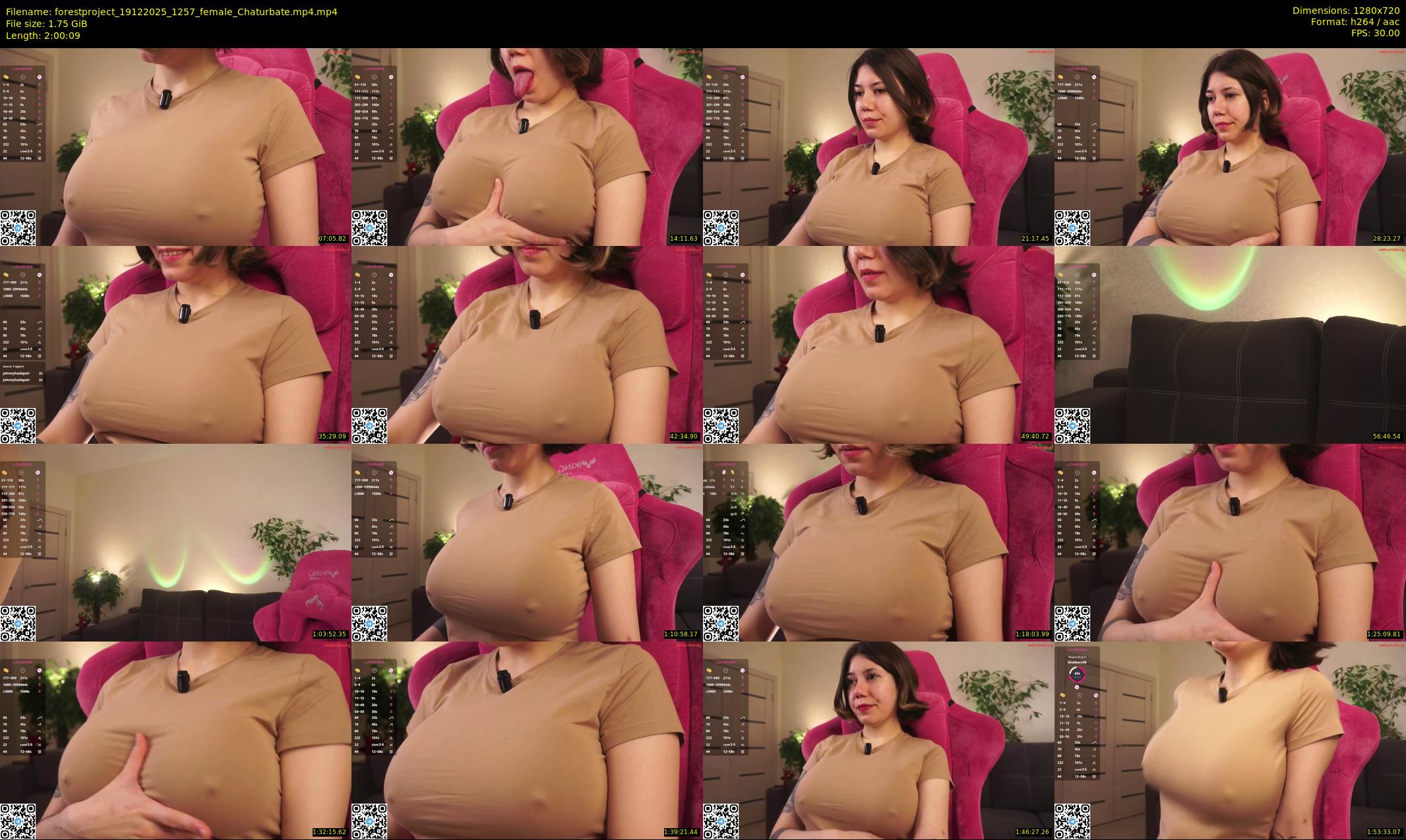 forestproject — 121 minute Chaturbate female cam show recording, 720p, Dec 19, 2025