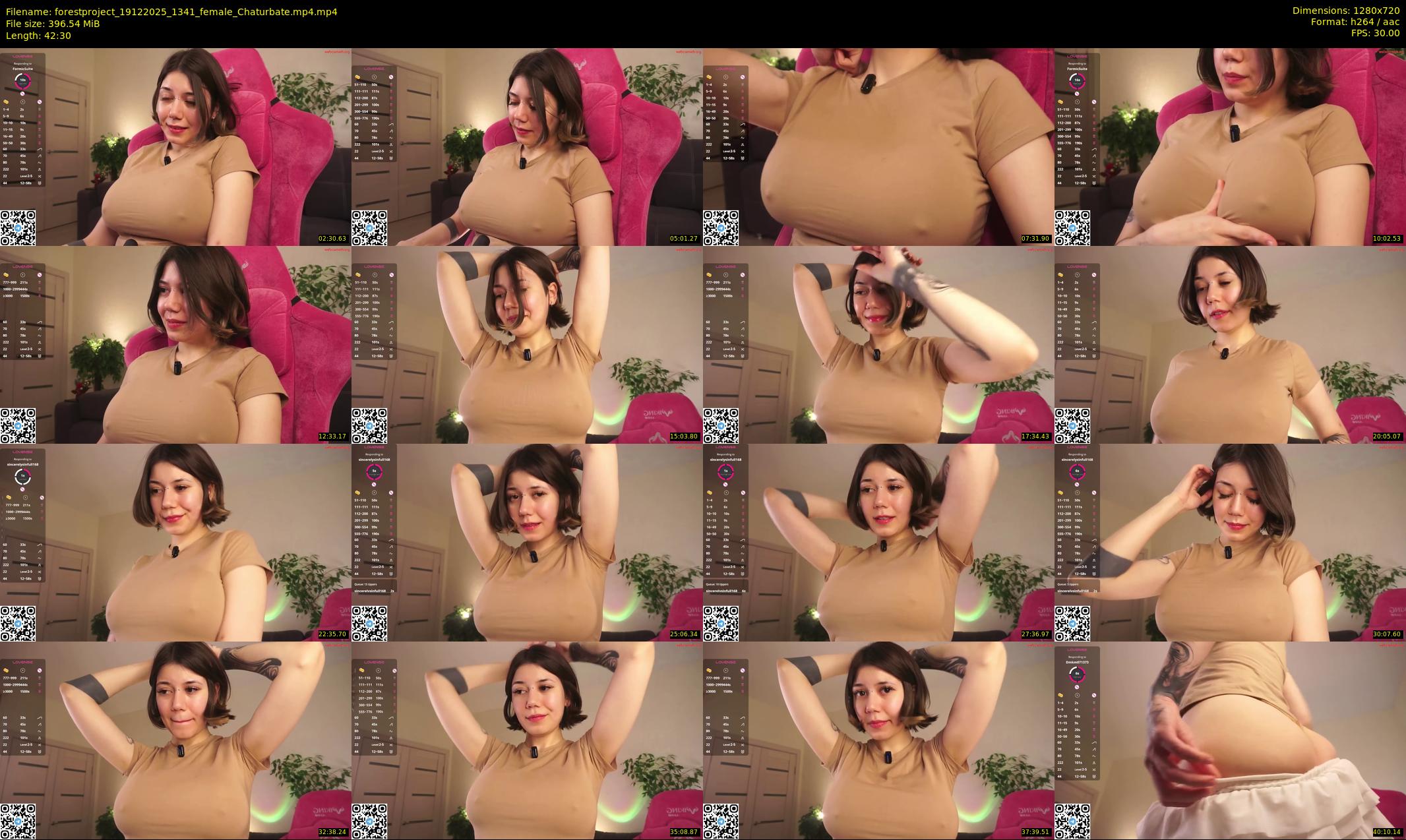 forestproject — 43 minute Chaturbate female cam show recording, 720p, Dec 19, 2025