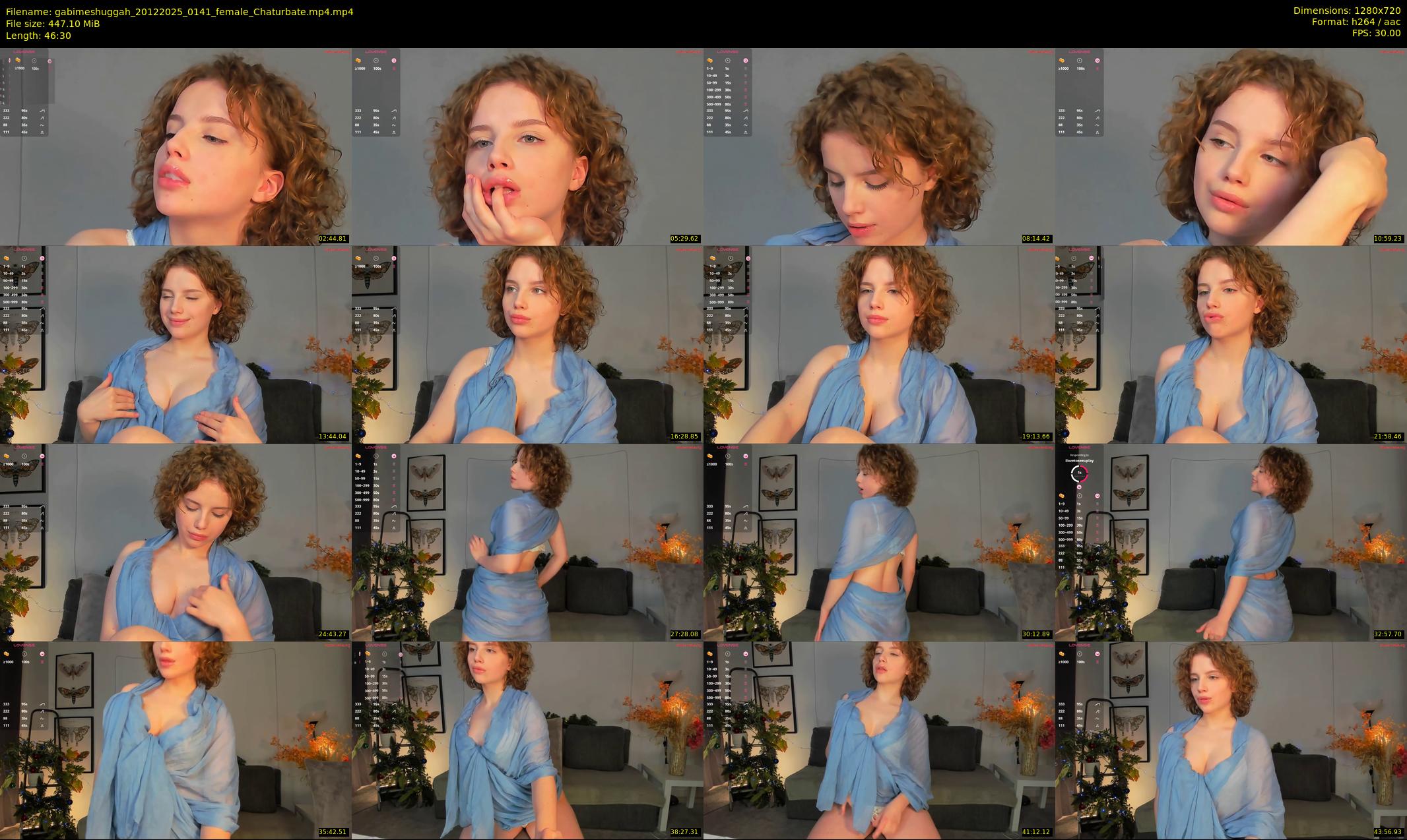 gabimeshuggah — 47 minute Chaturbate female cam show recording, 720p, Dec 20, 2025