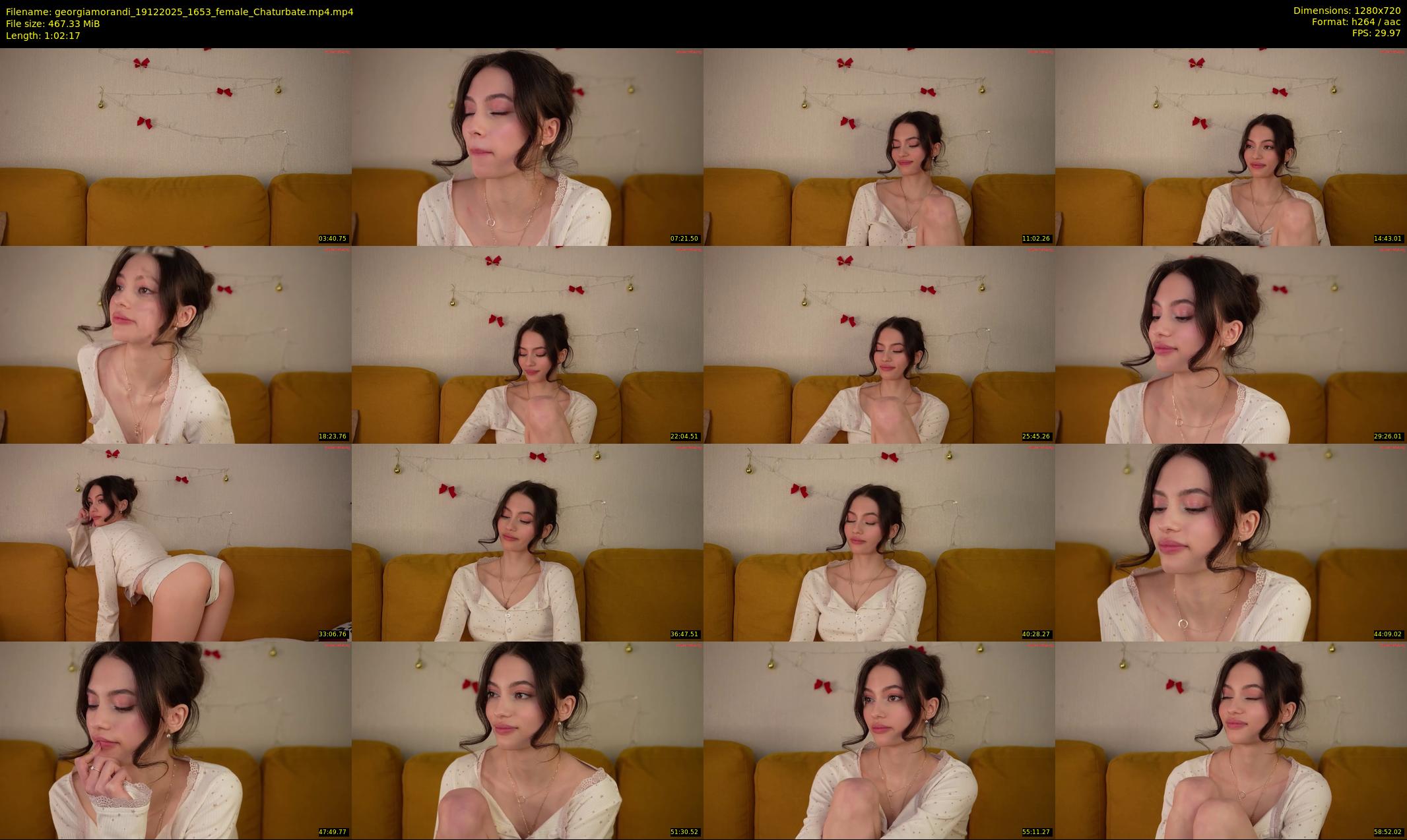 georgiamorandi — 63 minute Chaturbate female cam show recording, 720p, Dec 19, 2025