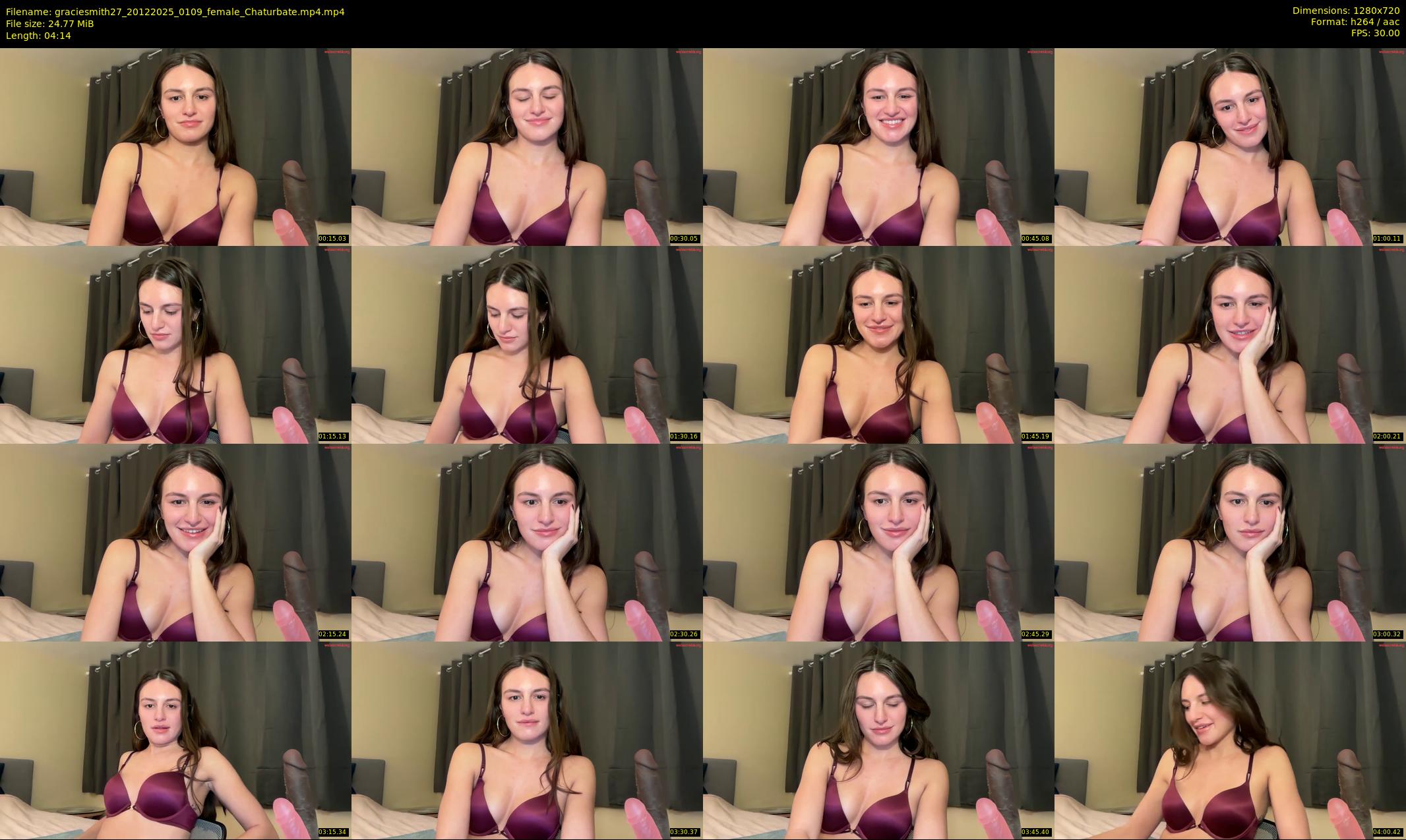 graciesmith27 — 5 minute Chaturbate female cam show recording, 720p, Dec 20, 2025