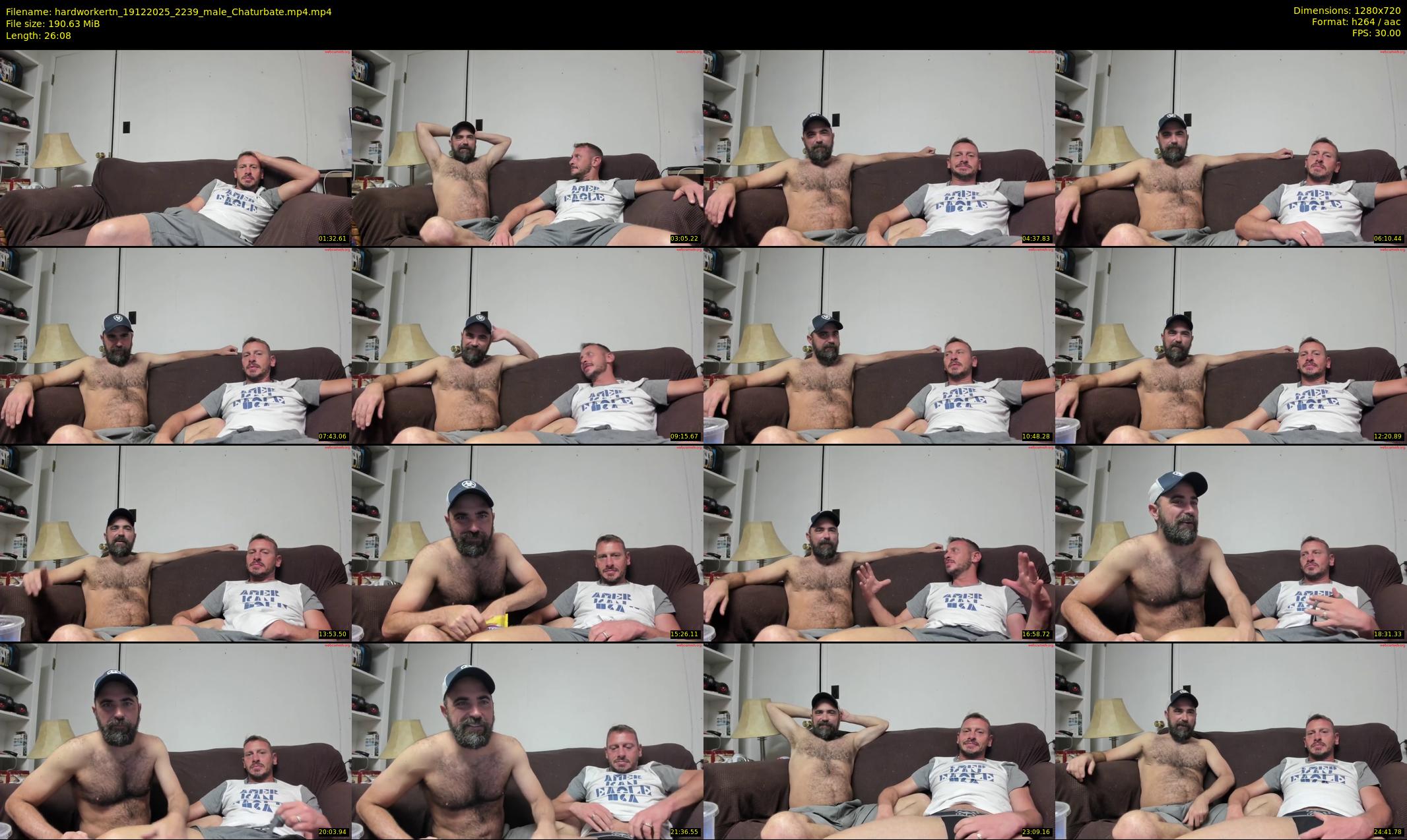 hardworkertn — 27 minute Chaturbate male cam show recording, 720p, Dec 19, 2025