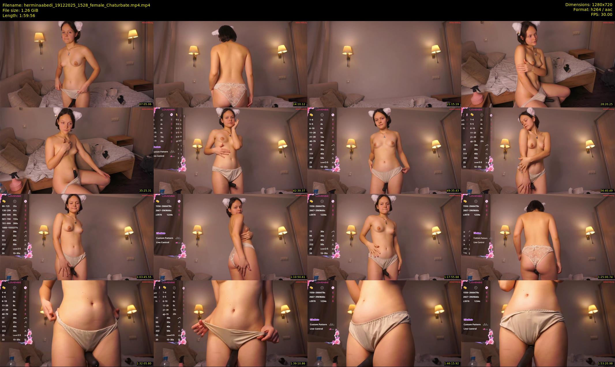 herminaabedi — 120 minute Chaturbate female cam show recording, 720p, Dec 19, 2025