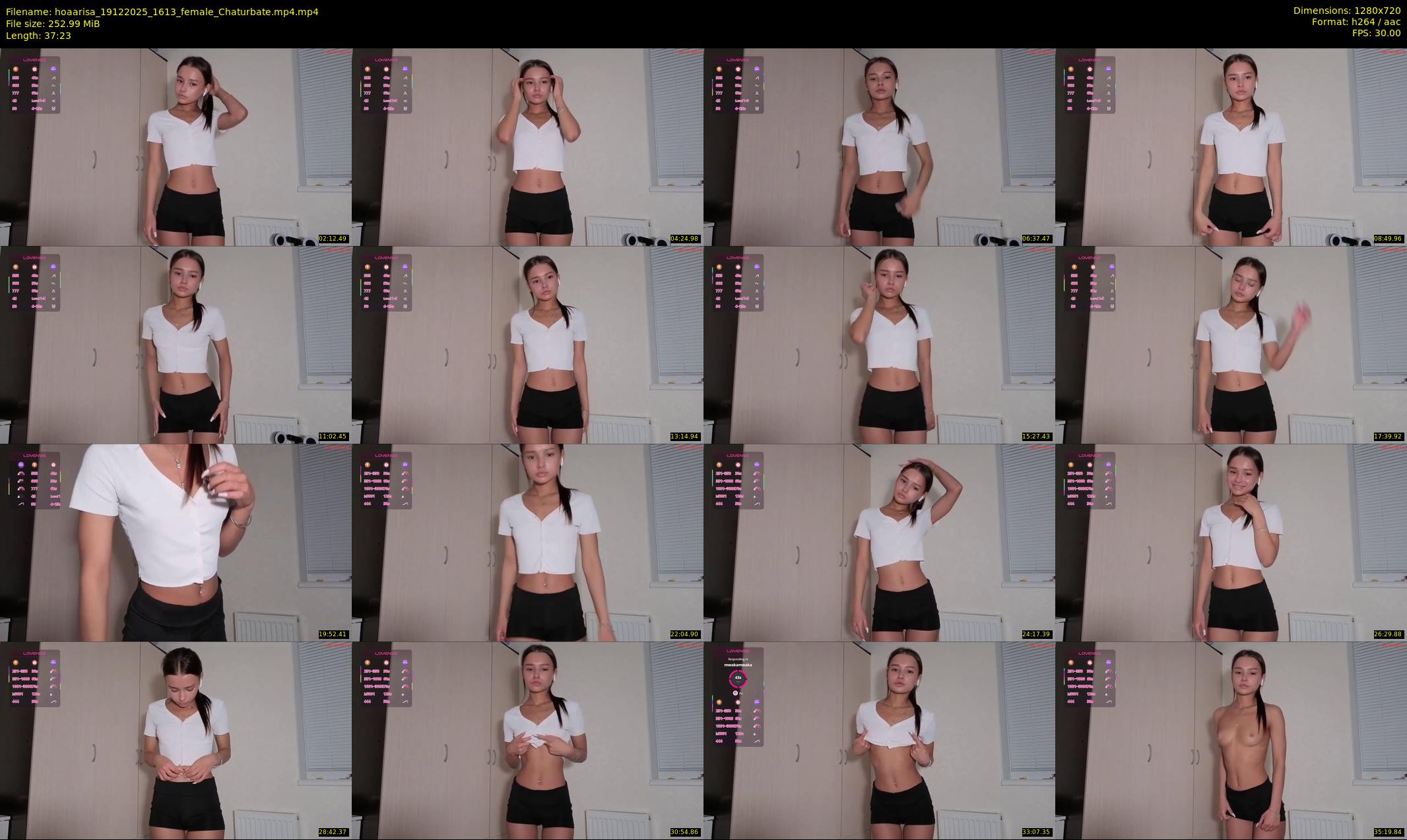 hoaarisa — 38 minute Chaturbate female cam show recording, 720p, Dec 19, 2025