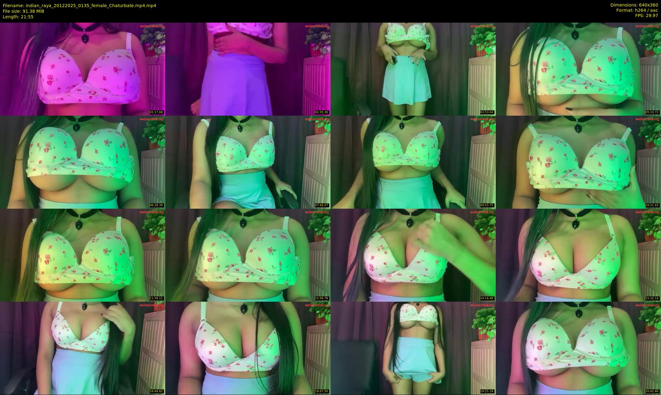 indian_raya — 22 minute Chaturbate female cam show recording, 360p, Dec 20, 2025