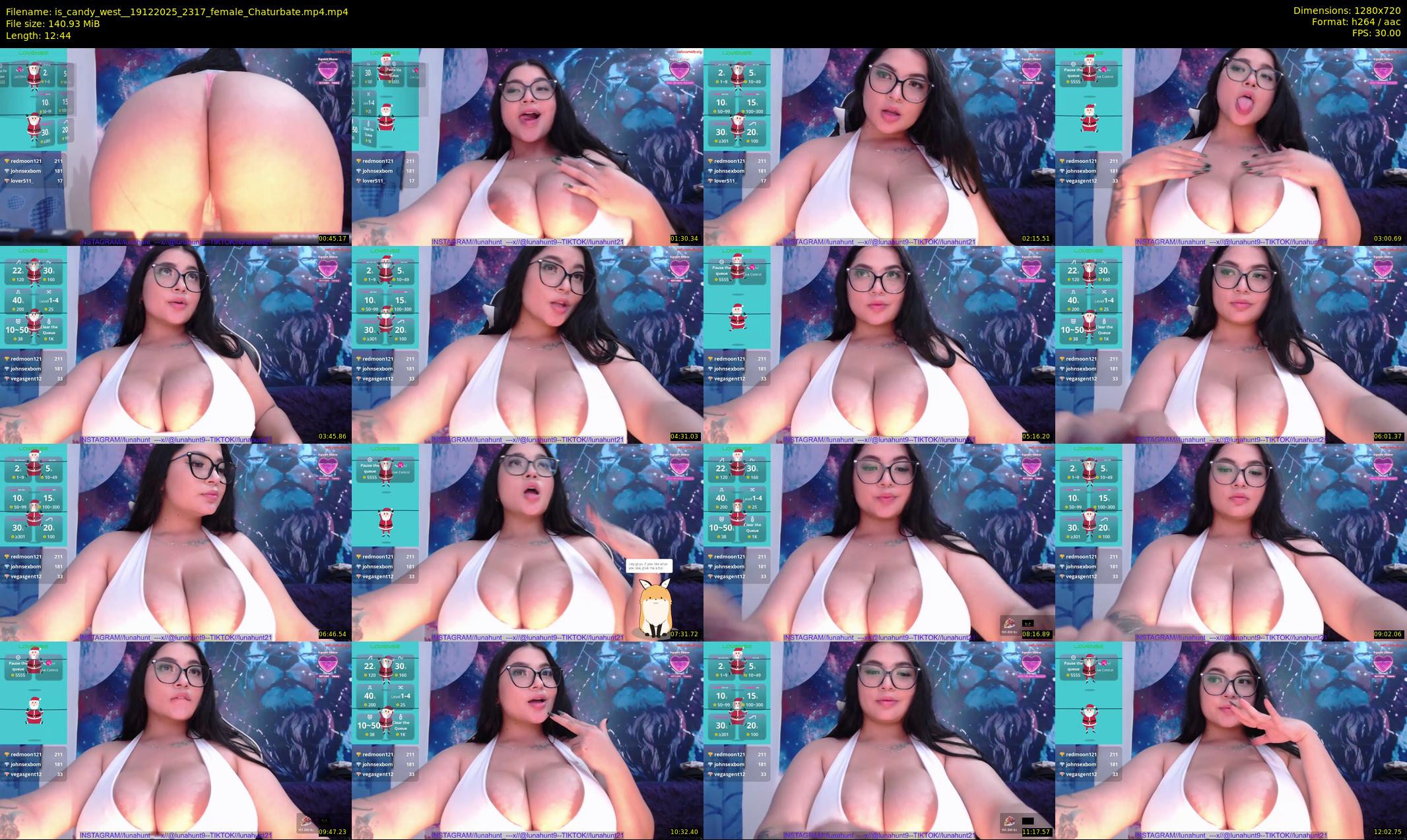 is_candy_west_ — 13 minute Chaturbate female cam show recording, 720p, Dec 19, 2025