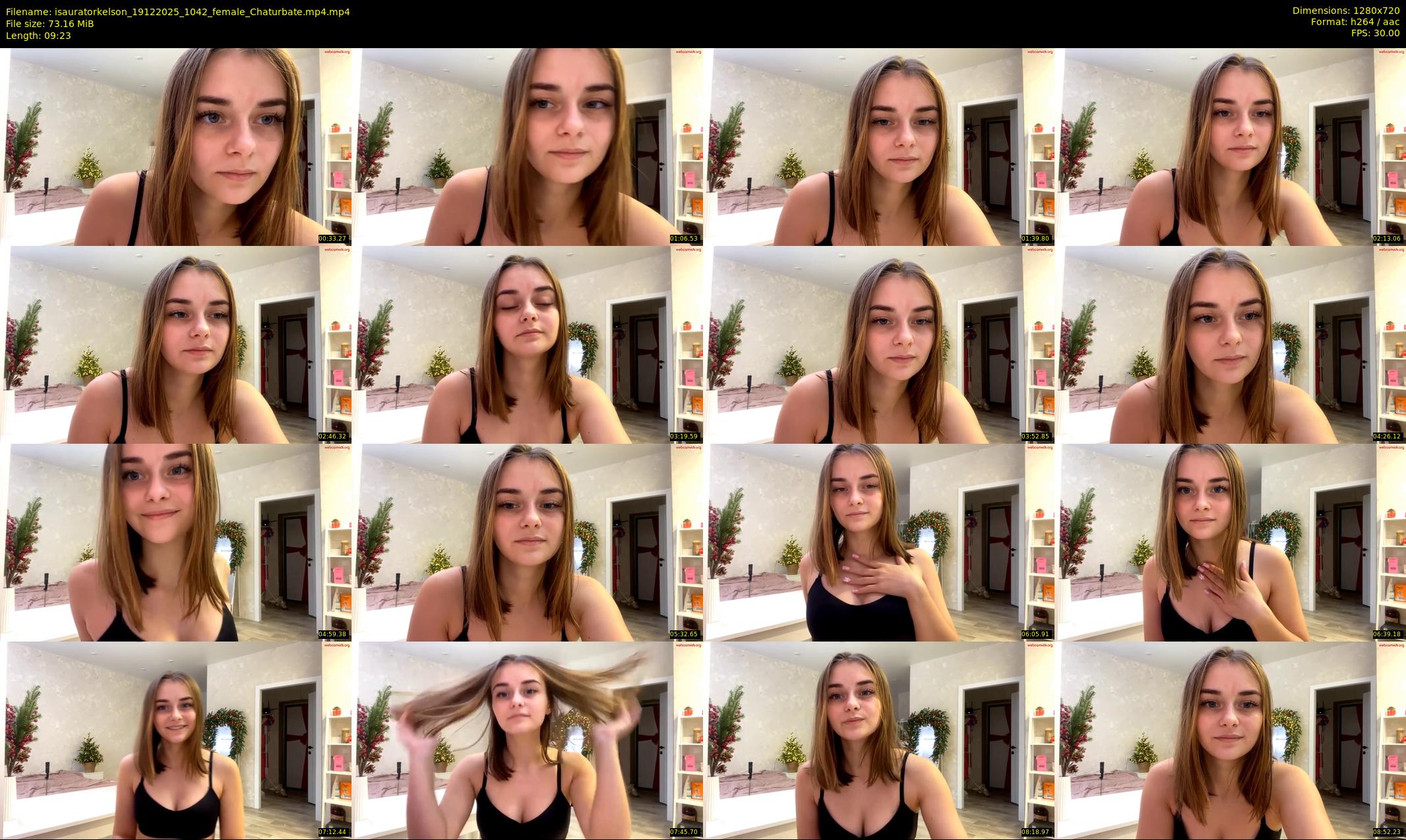 isauratorkelson — 10 minute Chaturbate female cam show recording, 720p, Dec 19, 2025