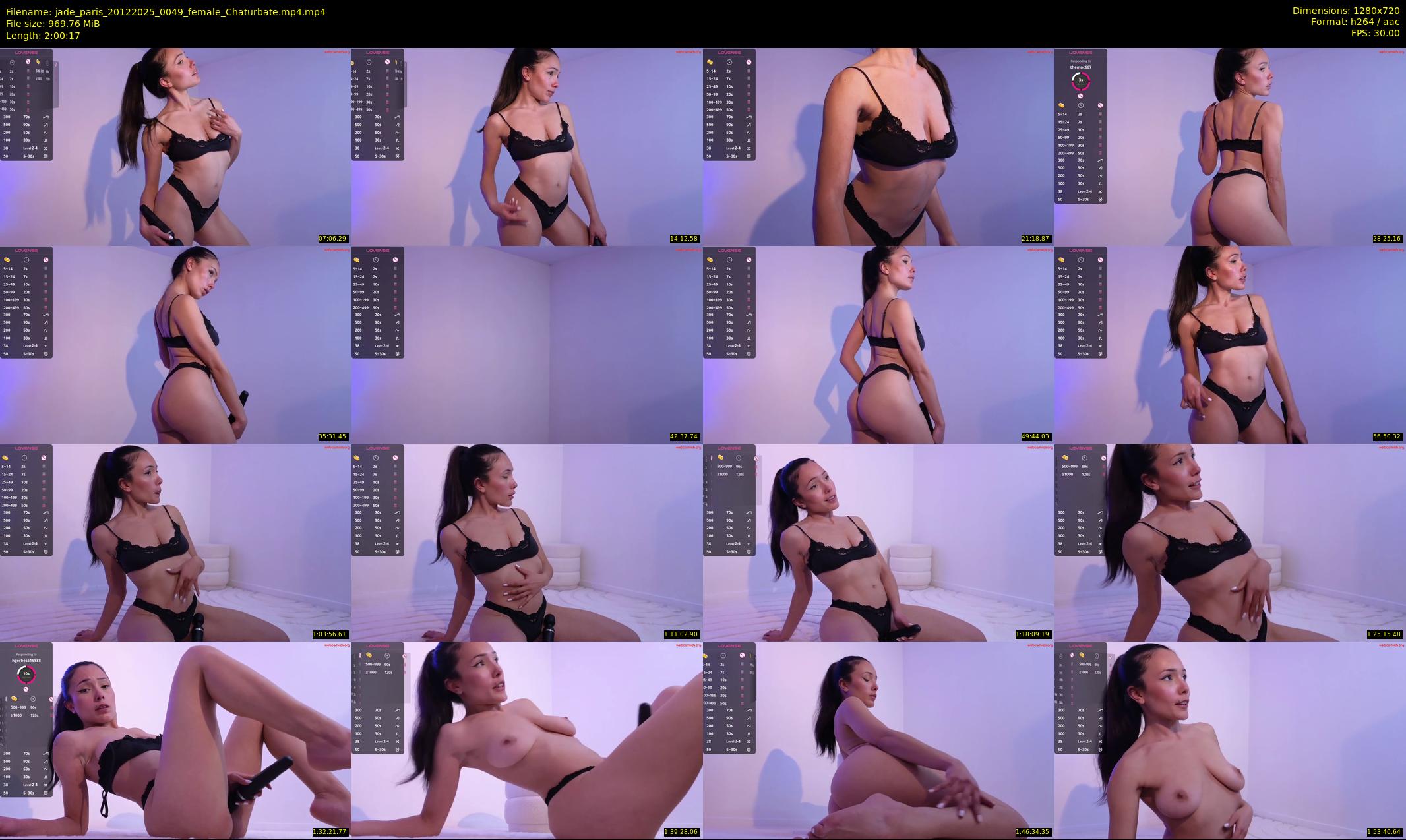 jade_paris — 121 minute Chaturbate female cam show recording, 720p, Dec 20, 2025