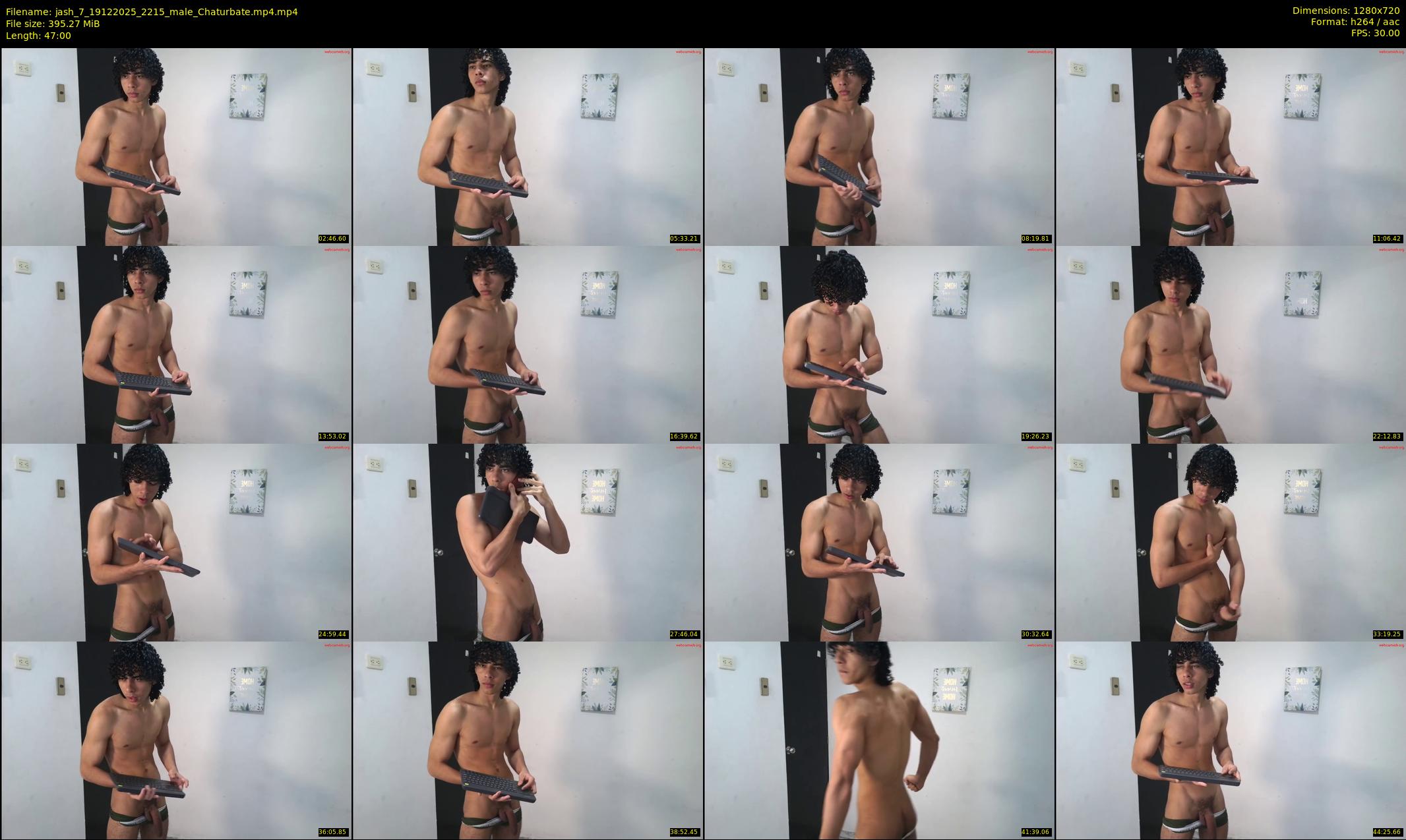 jash_7 — 47 minute Chaturbate male cam show recording, 720p, Dec 19, 2025