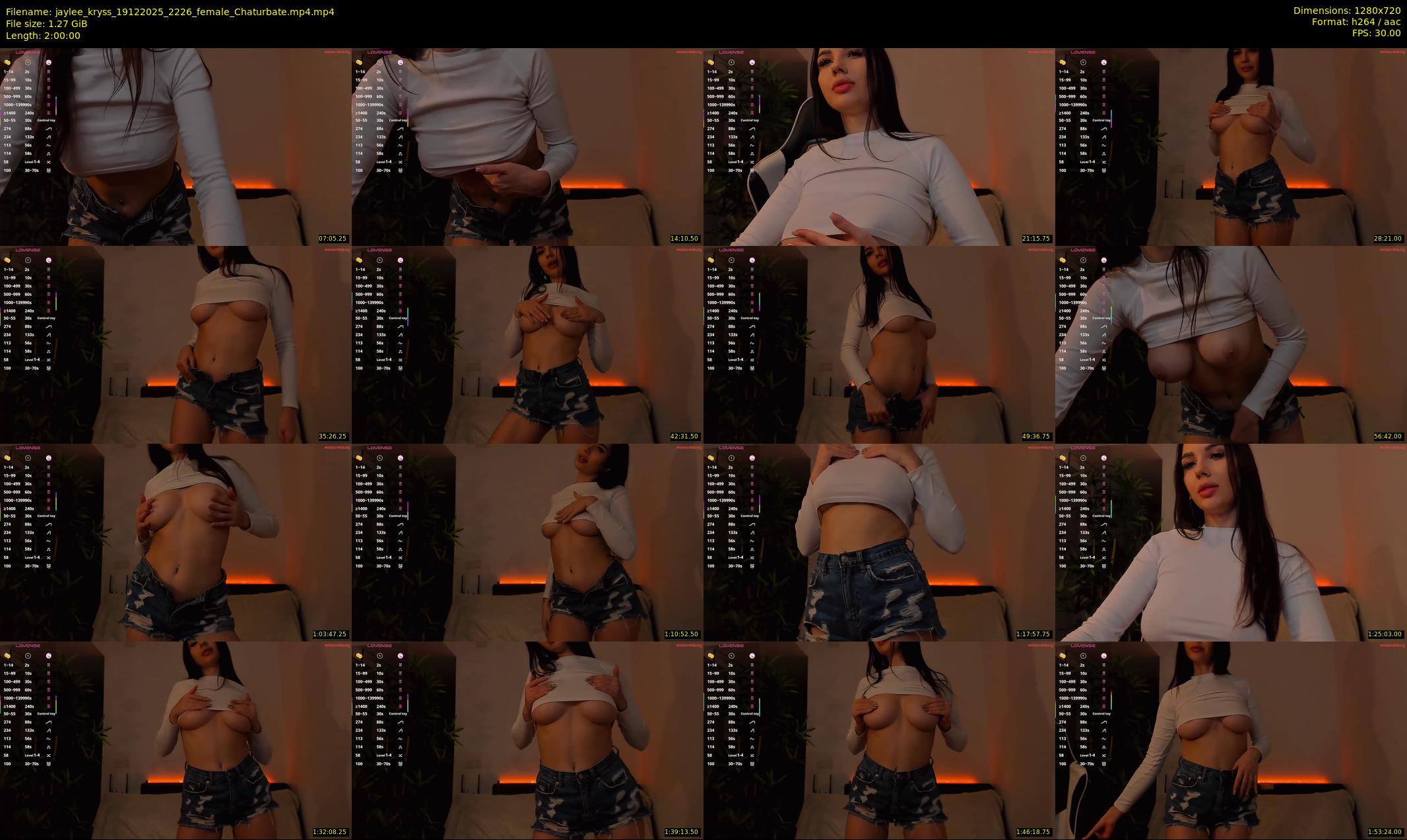 jaylee_kryss — 120 minute Chaturbate female cam show recording, 720p, Dec 19, 2025