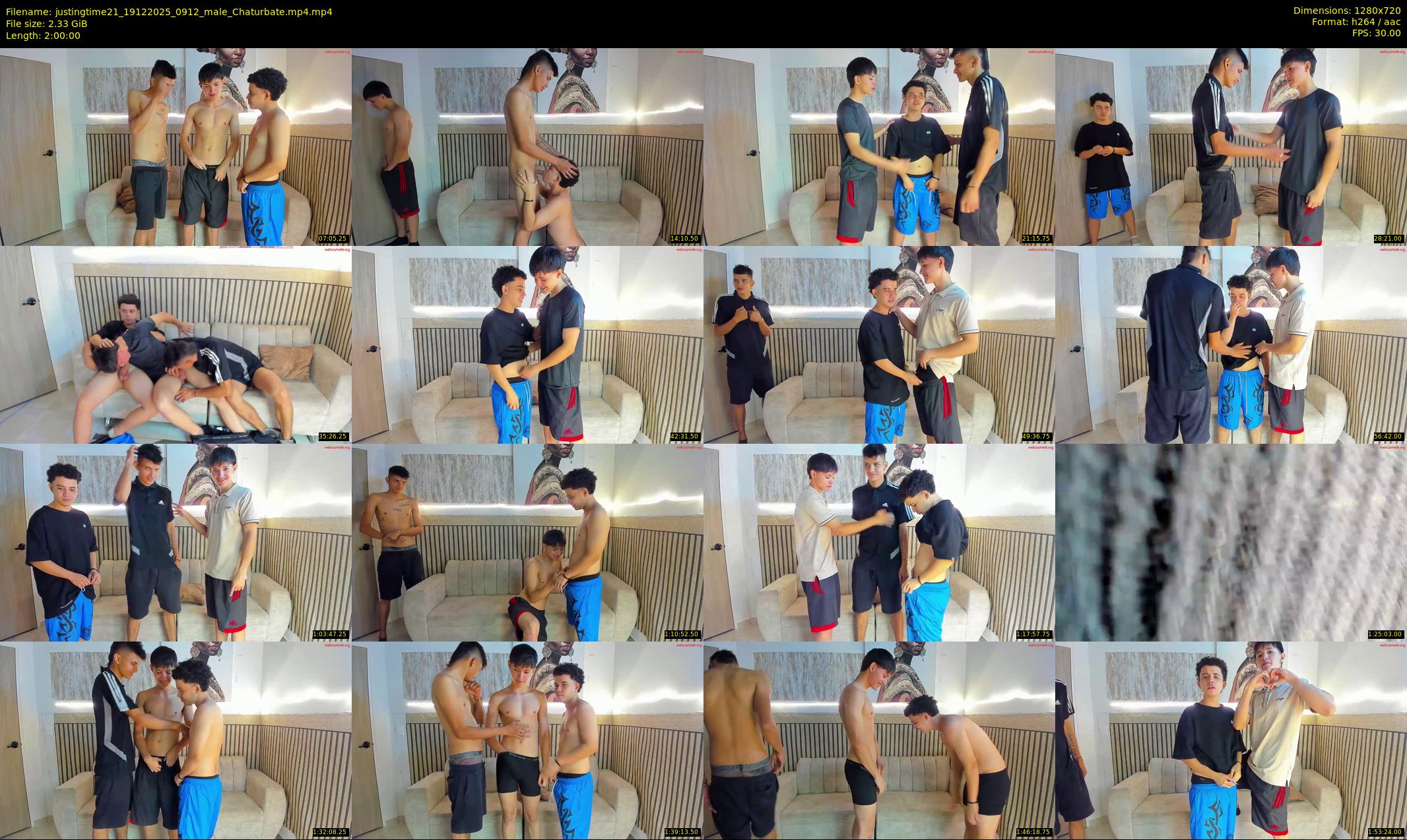 justingtime21 — 120 minute Chaturbate male cam show recording, 720p, Dec 19, 2025