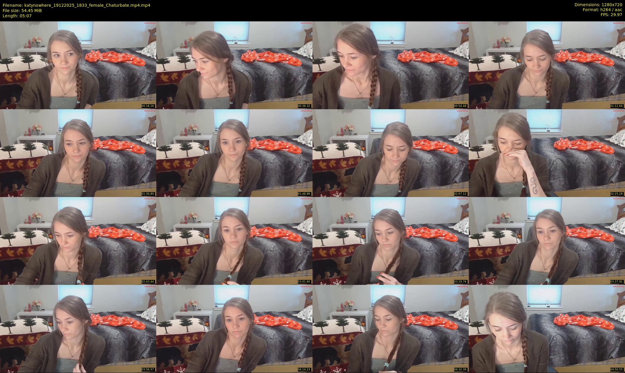 katynowhere — 6 minute Chaturbate female cam show recording, 720p, Dec 19, 2025