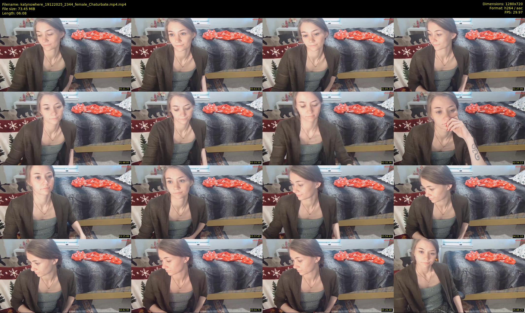 katynowhere — 7 minute Chaturbate female cam show recording, 720p, Dec 19, 2025