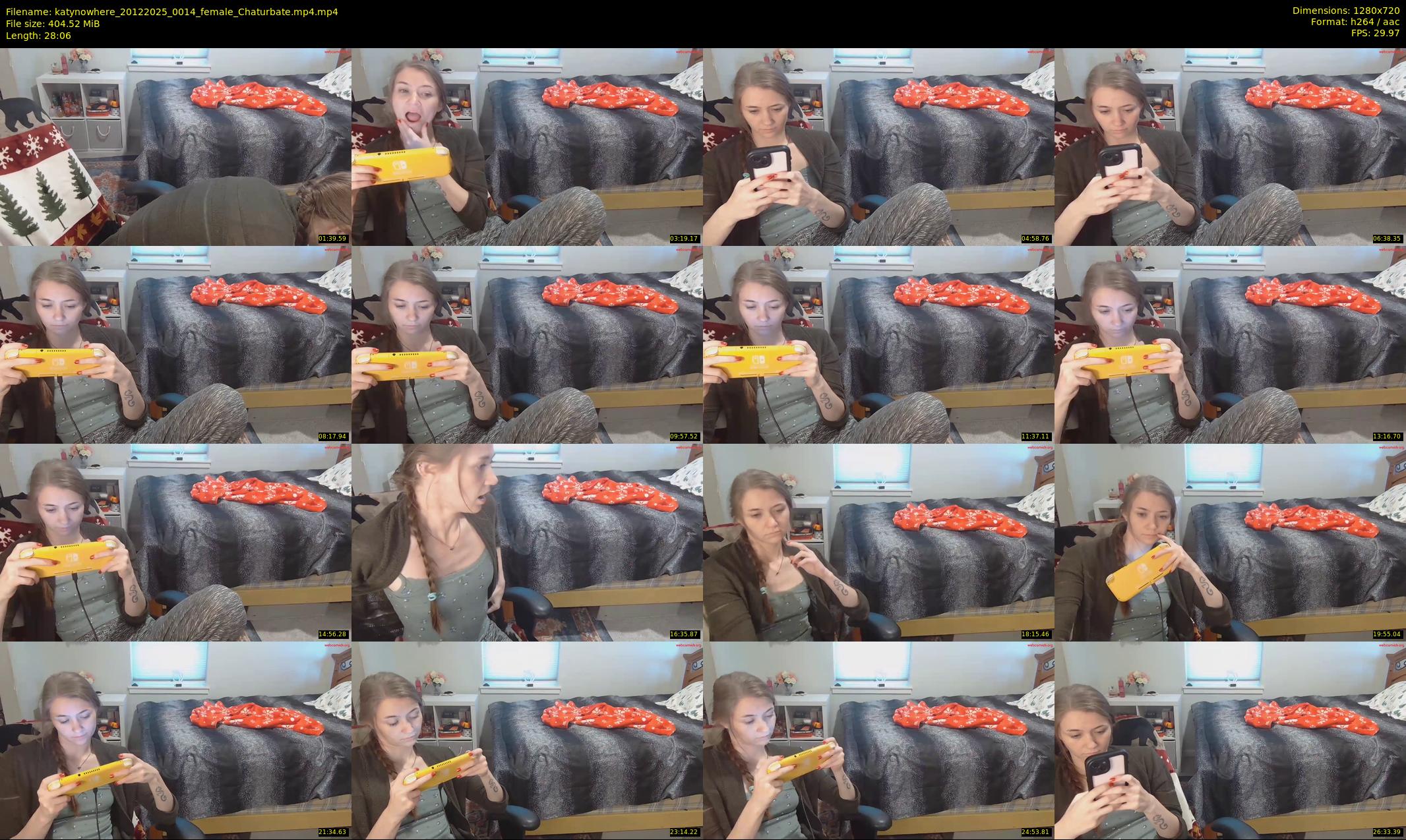 katynowhere — 29 minute Chaturbate female cam show recording, 720p, Dec 20, 2025