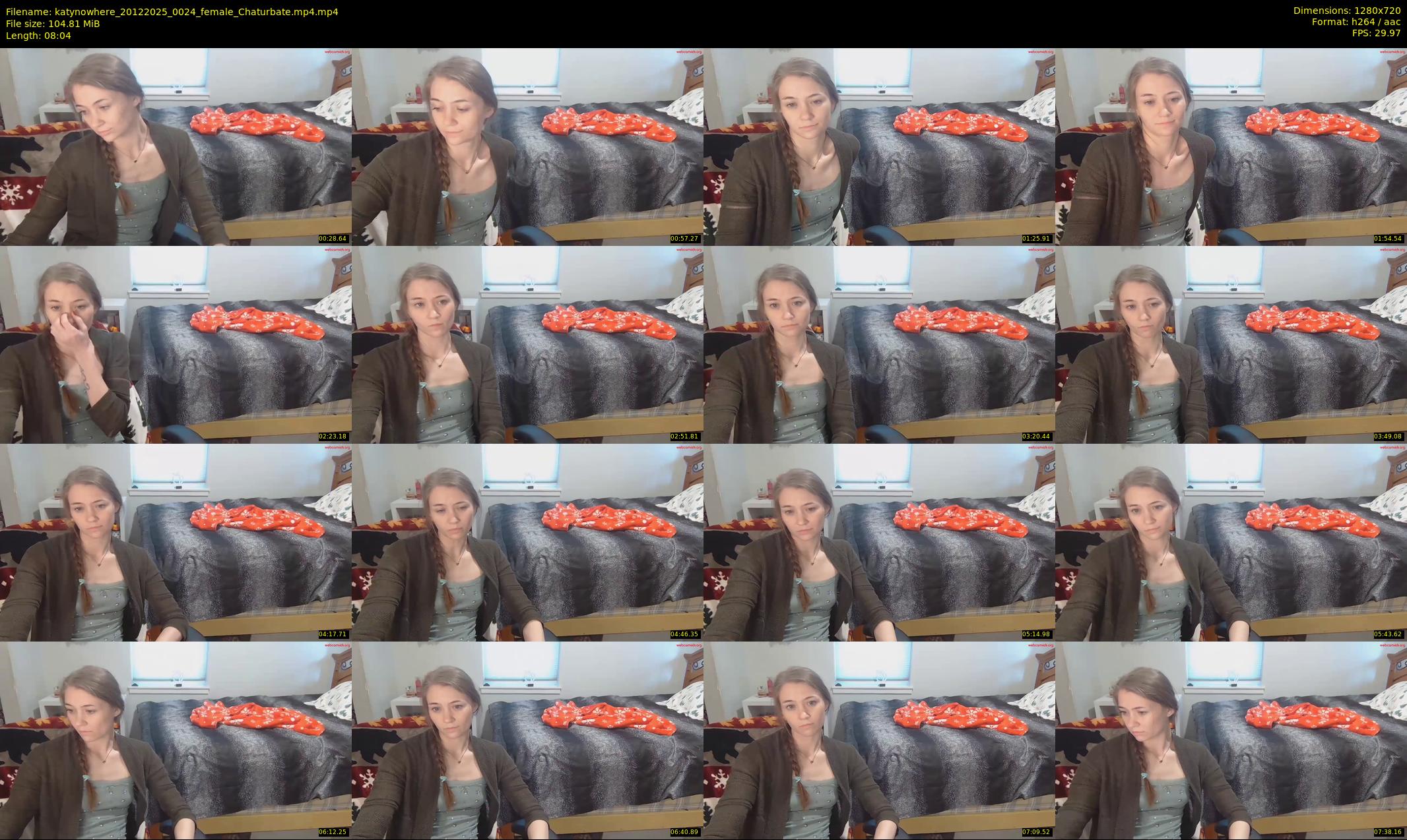 katynowhere — 9 minute Chaturbate female cam show recording, 720p, Dec 20, 2025
