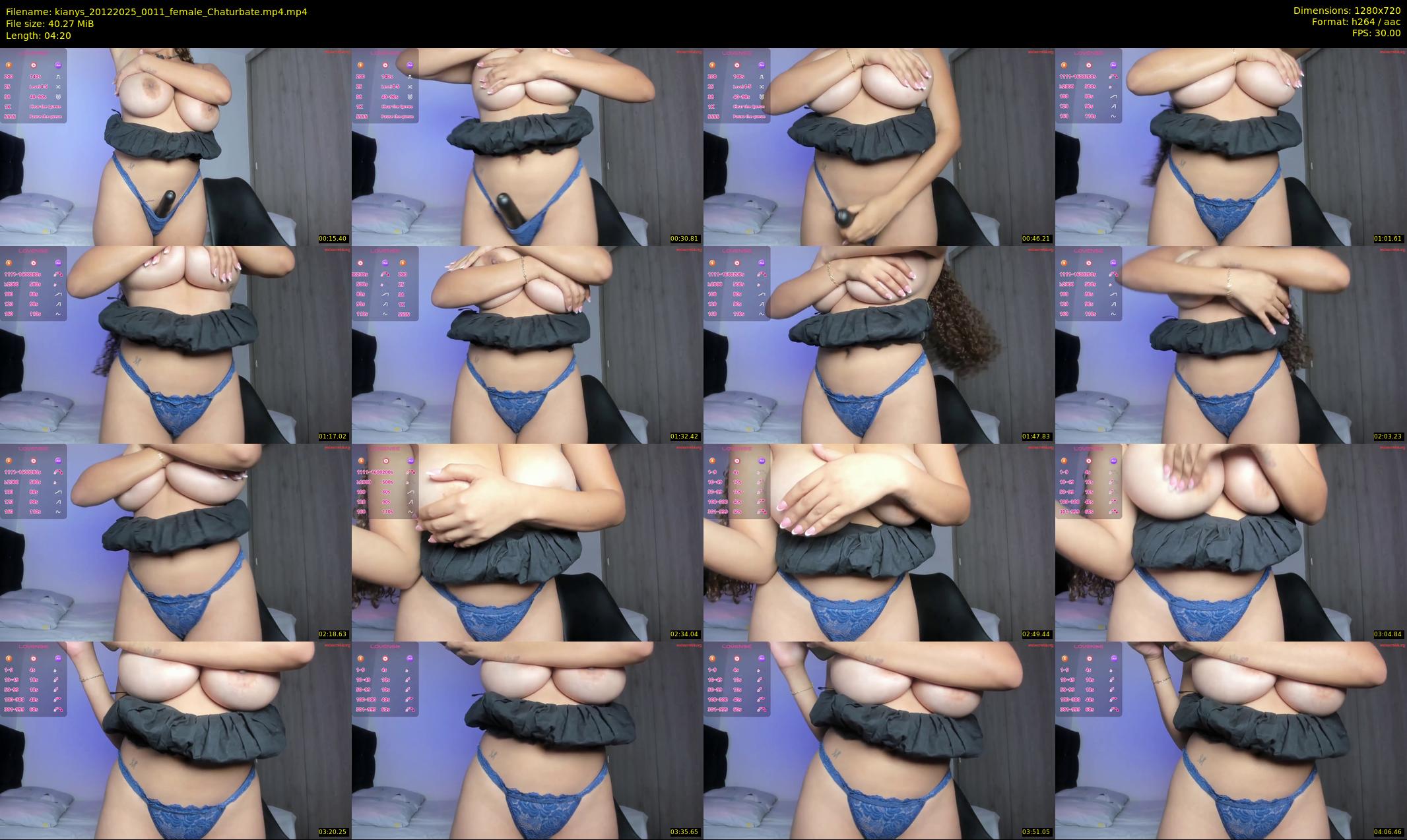 kianys — 5 minute Chaturbate female cam show recording, 720p, Dec 20, 2025