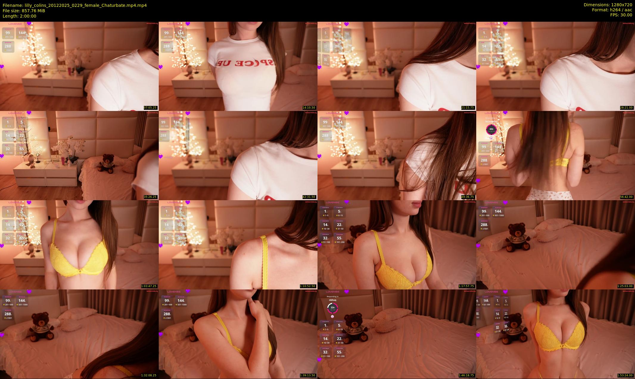 lilly_colins — 120 minute Chaturbate female cam show recording, 720p, Dec 20, 2025