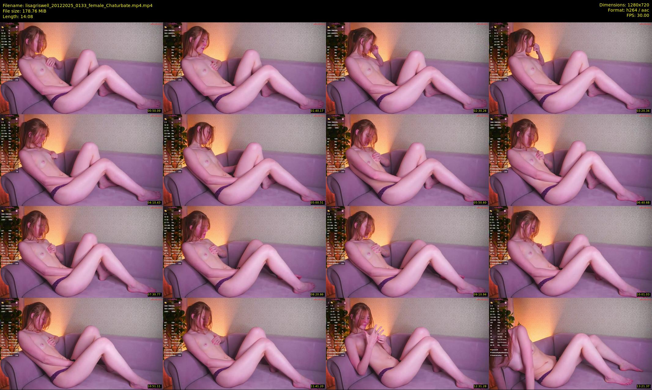 lisagriswell — 15 minute Chaturbate female cam show recording, 720p, Dec 20, 2025