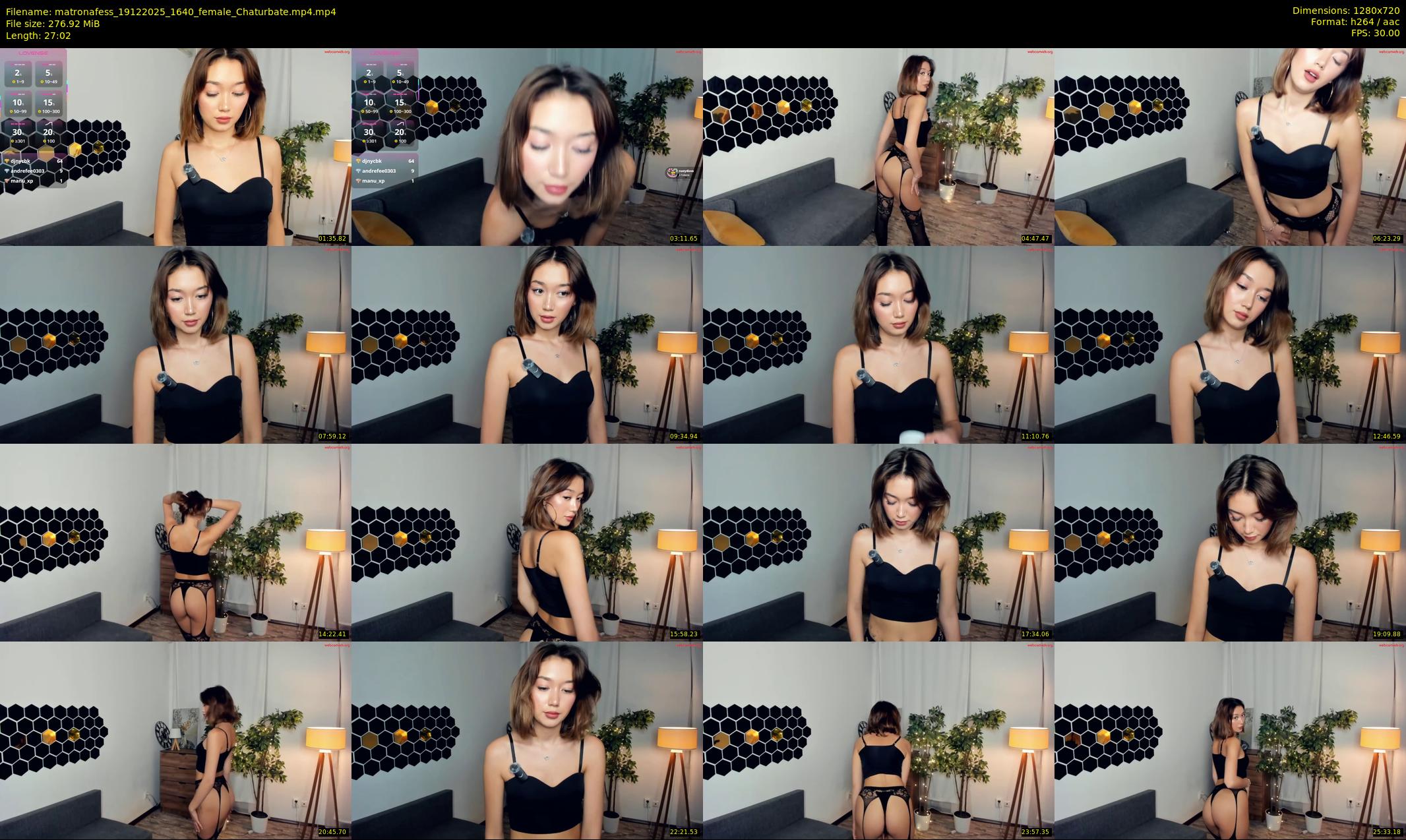 matronafess — 28 minute Chaturbate female cam show recording, 720p, Dec 19, 2025