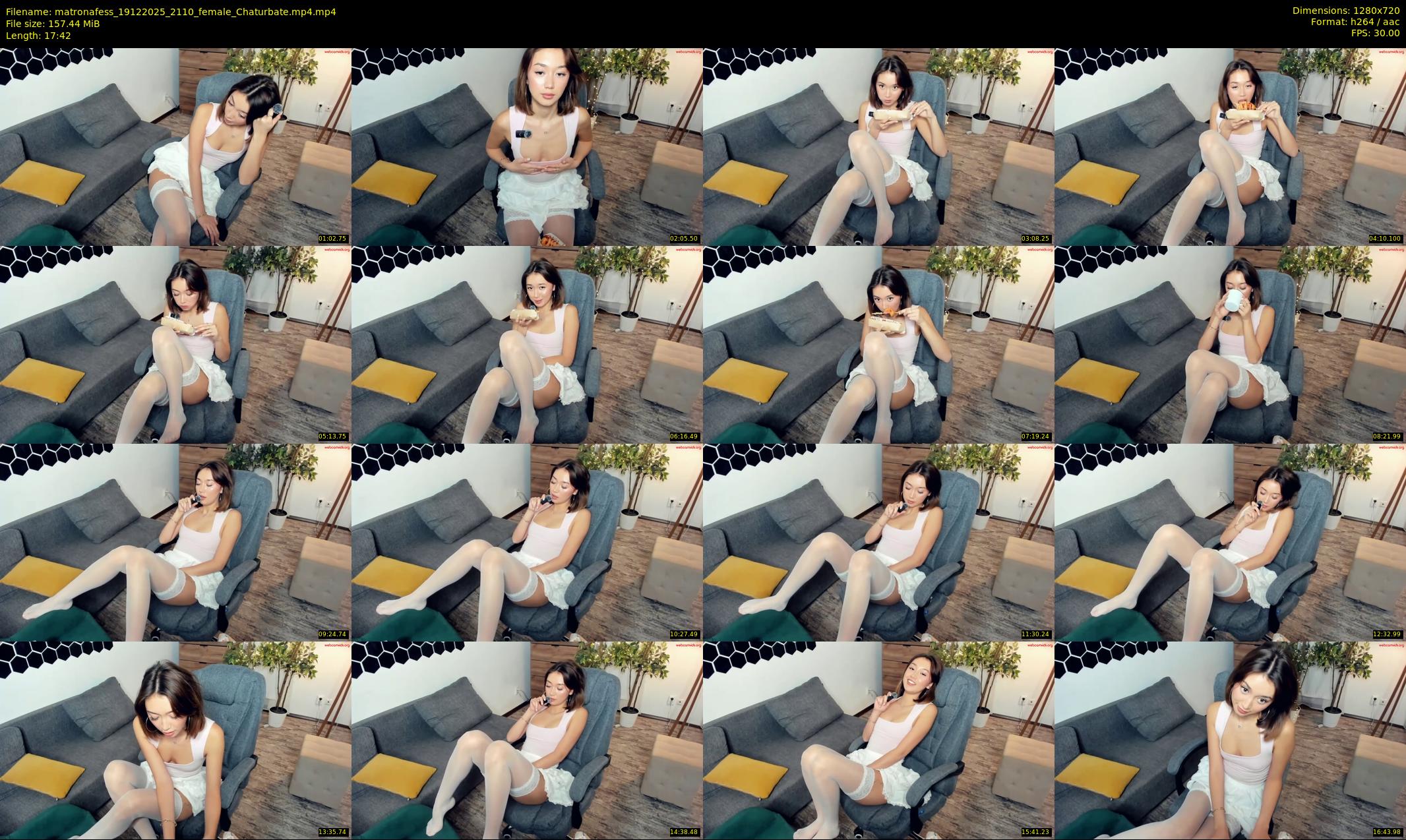matronafess — 18 minute Chaturbate female cam show recording, 720p, Dec 19, 2025