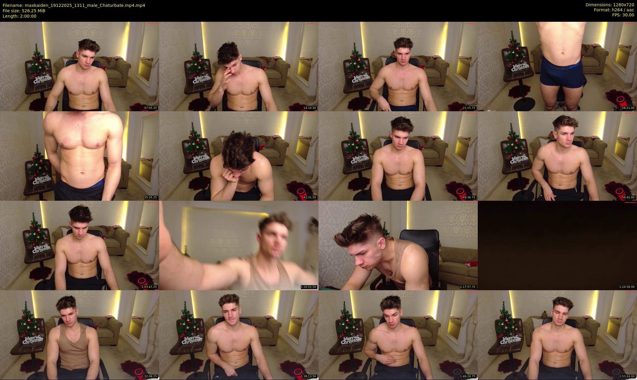 maxkaiden — 120 minute Chaturbate male cam show recording, 720p, Dec 19, 2025