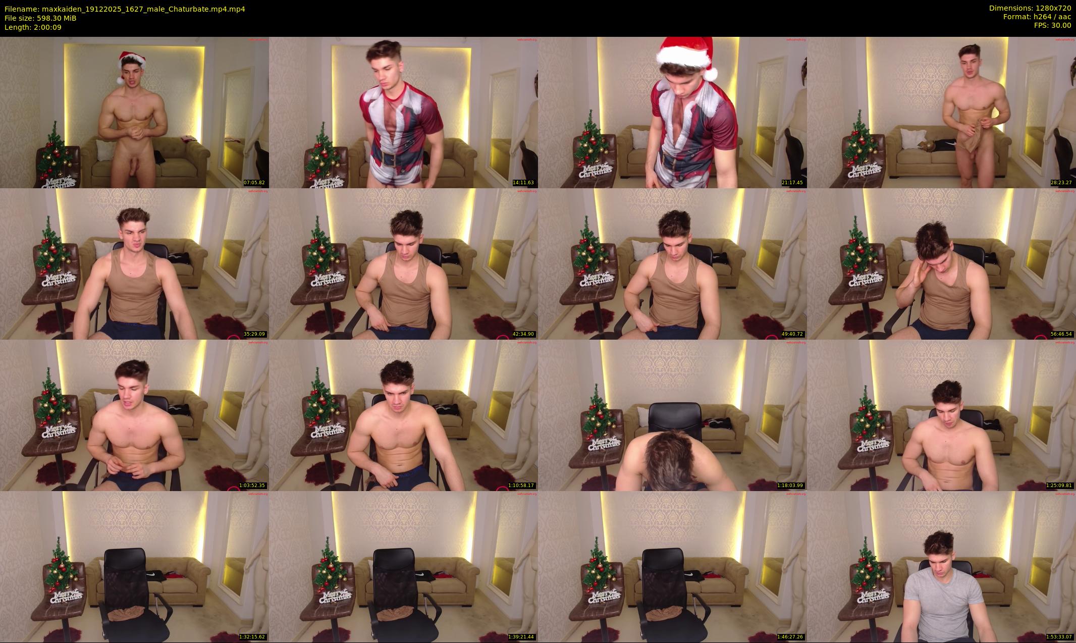 maxkaiden — 121 minute Chaturbate male cam show recording, 720p, Dec 19, 2025