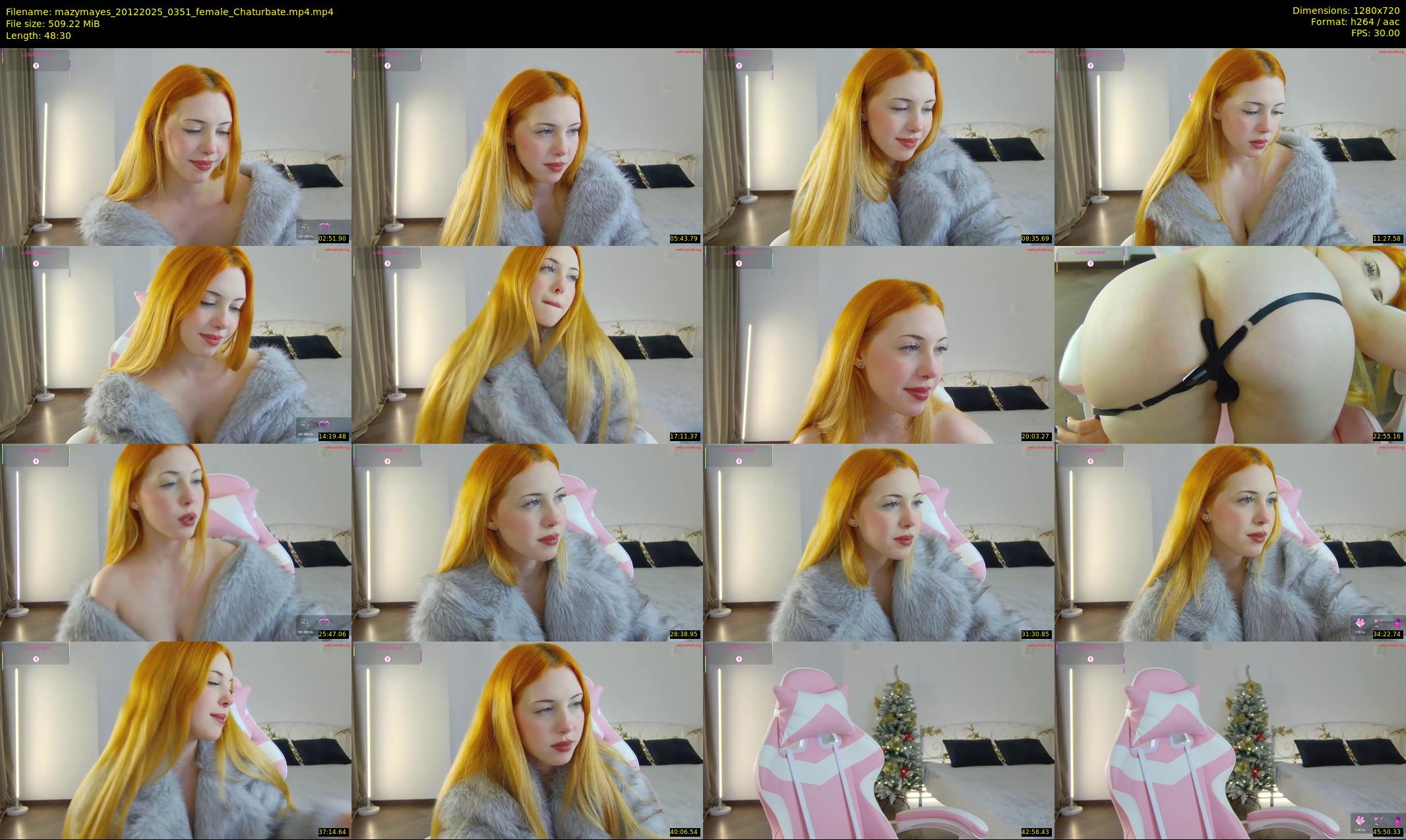 mazymayes — 49 minute Chaturbate female cam show recording, 720p, Dec 20, 2025