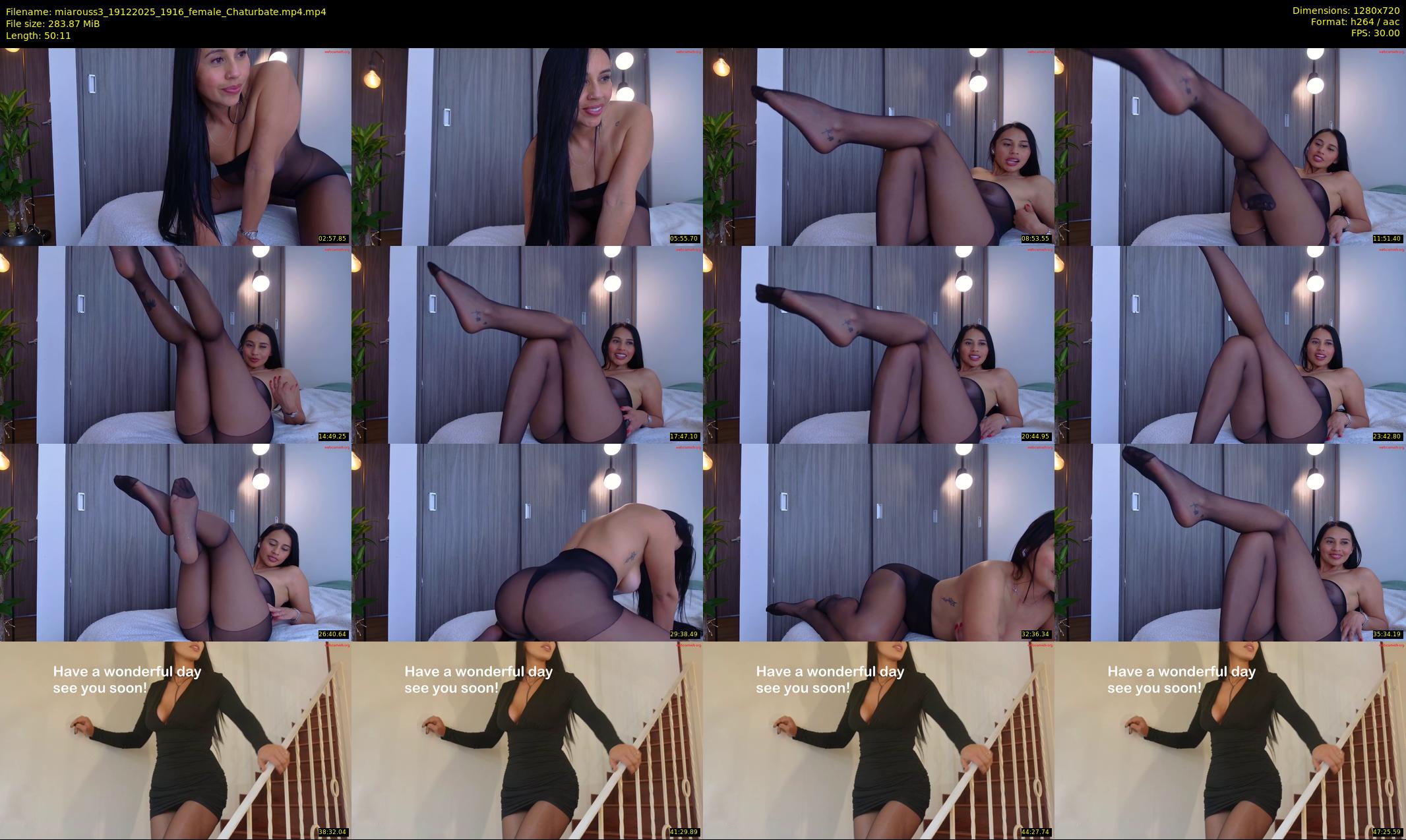miarouss3 — 51 minute Chaturbate female cam show recording, 720p, Dec 19, 2025