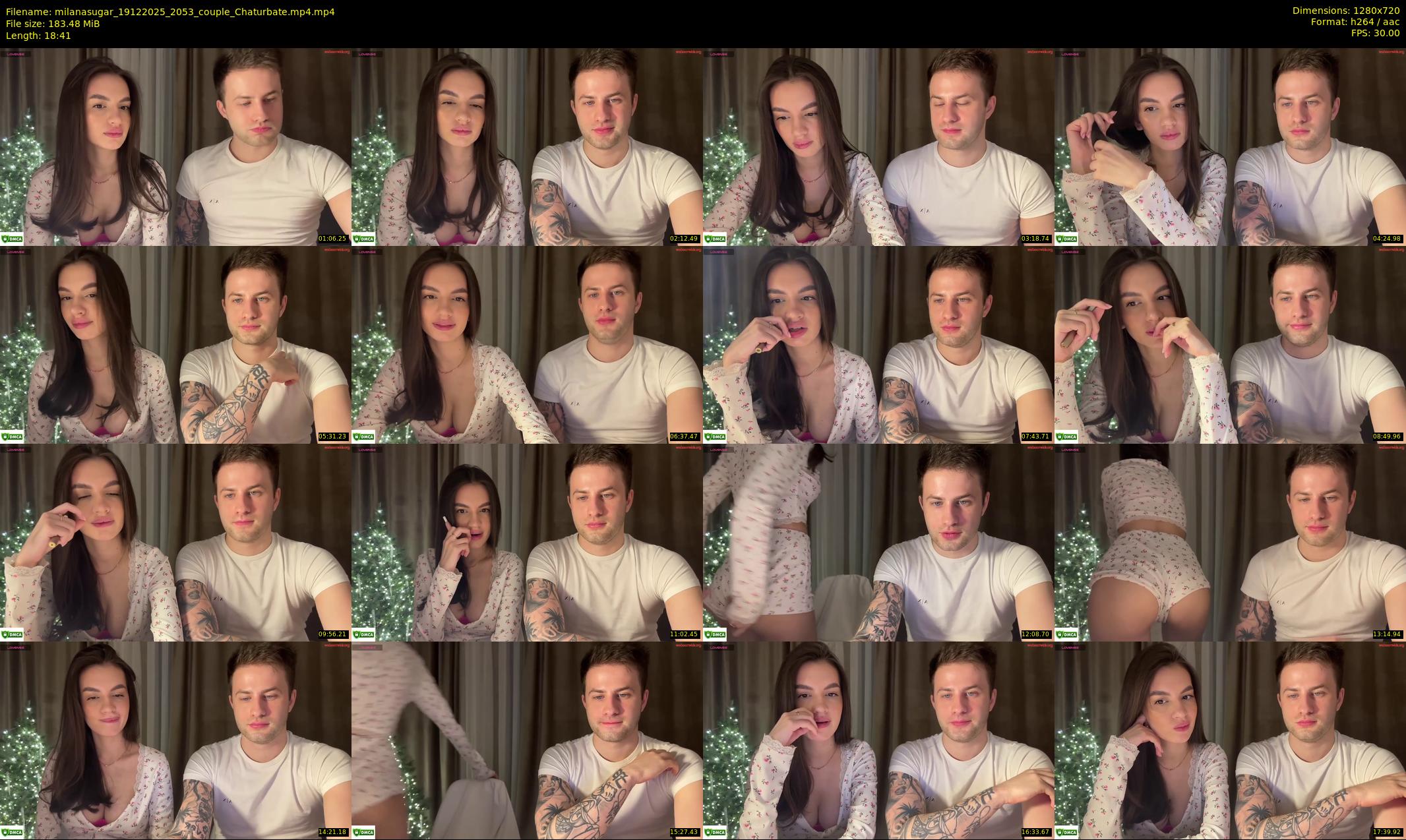 milanasugar — 19 minute Chaturbate couple cam show recording, 720p, Dec 19, 2025
