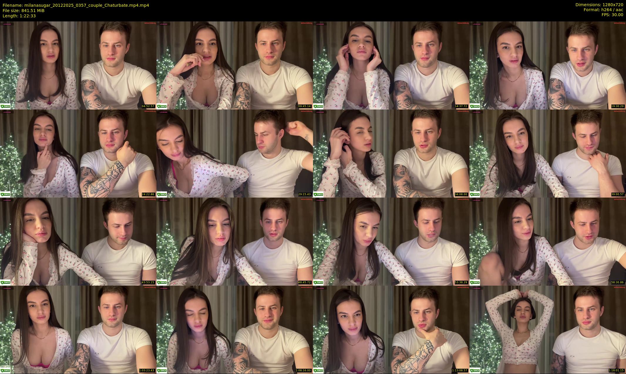 milanasugar — 83 minute Chaturbate couple cam show recording, 720p, Dec 20, 2025