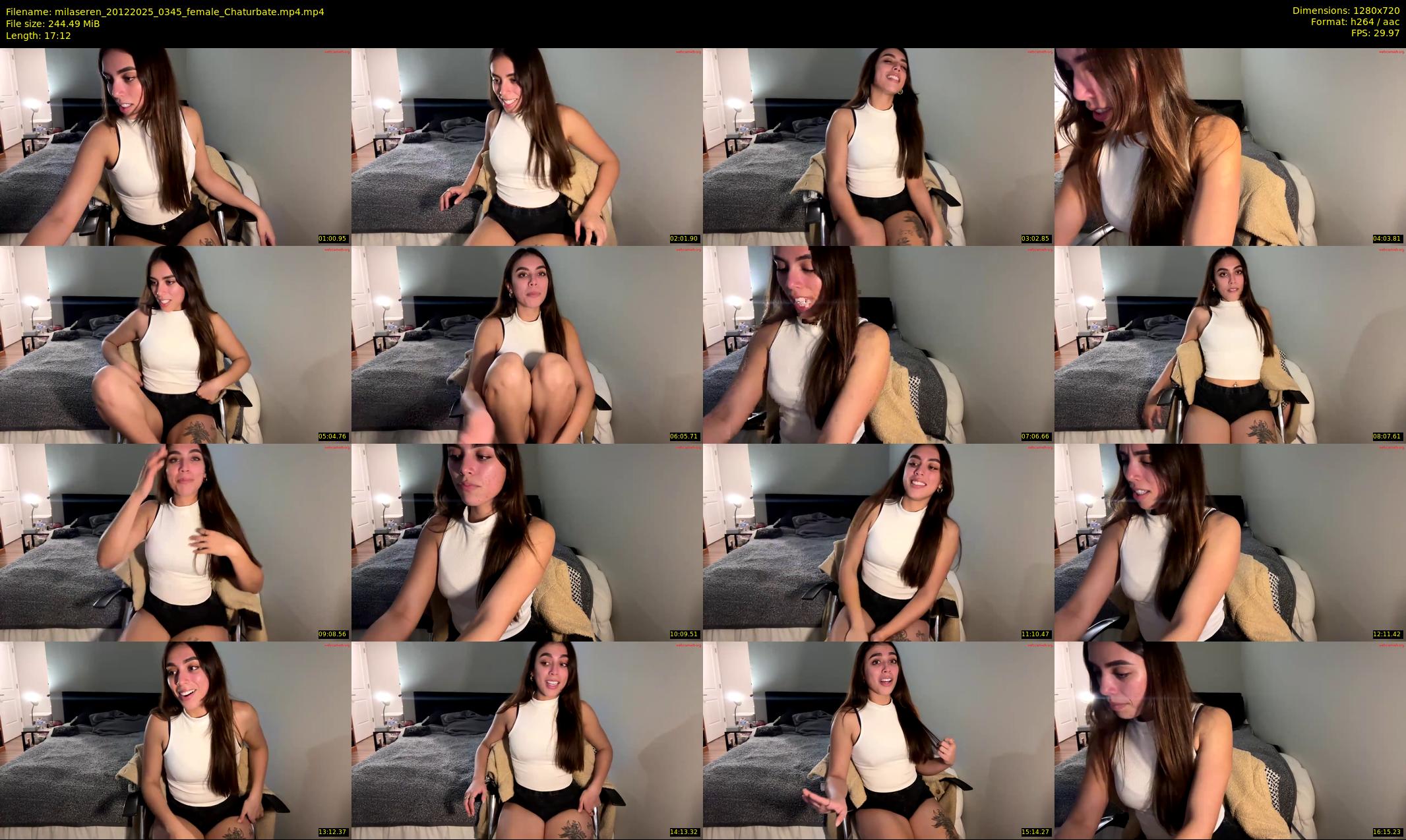 milaseren — 18 minute Chaturbate female cam show recording, 720p, Dec 20, 2025