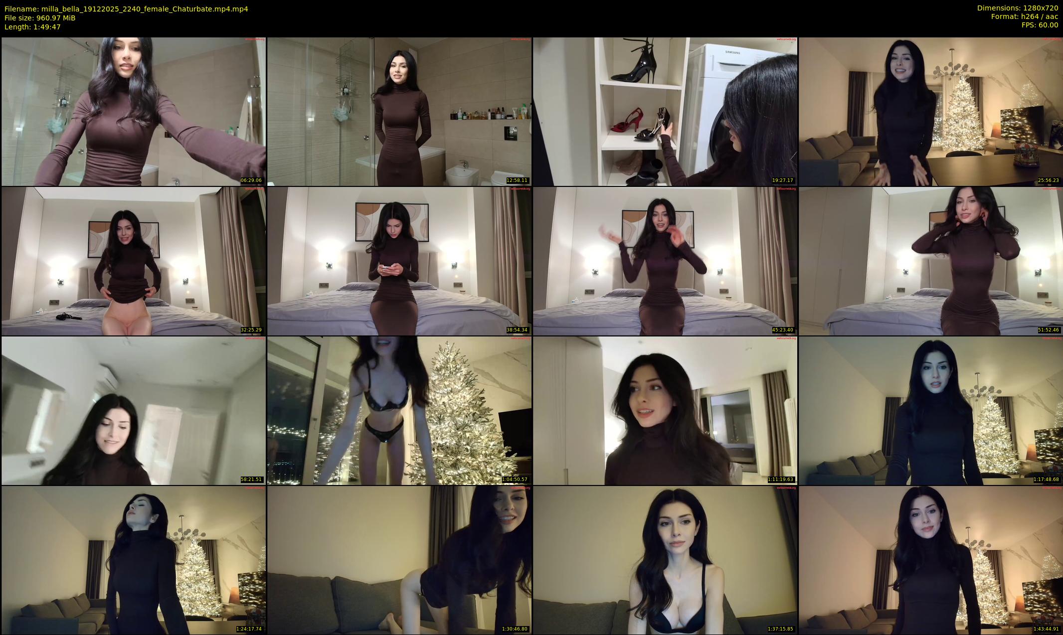 milla_bella — 110 minute Chaturbate female cam show recording, 720p, Dec 19, 2025
