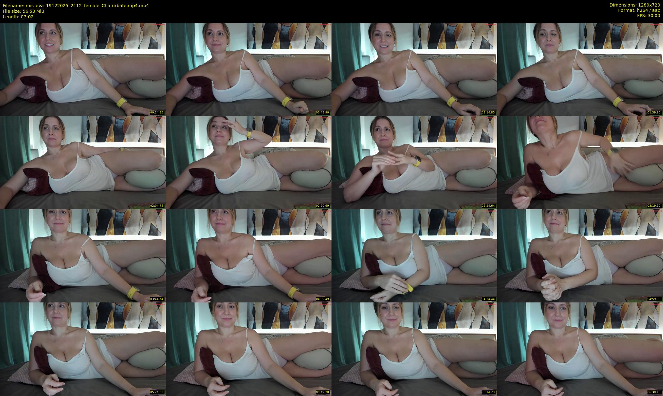 mis_eva — 8 minute Chaturbate female cam show recording, 720p, Dec 19, 2025